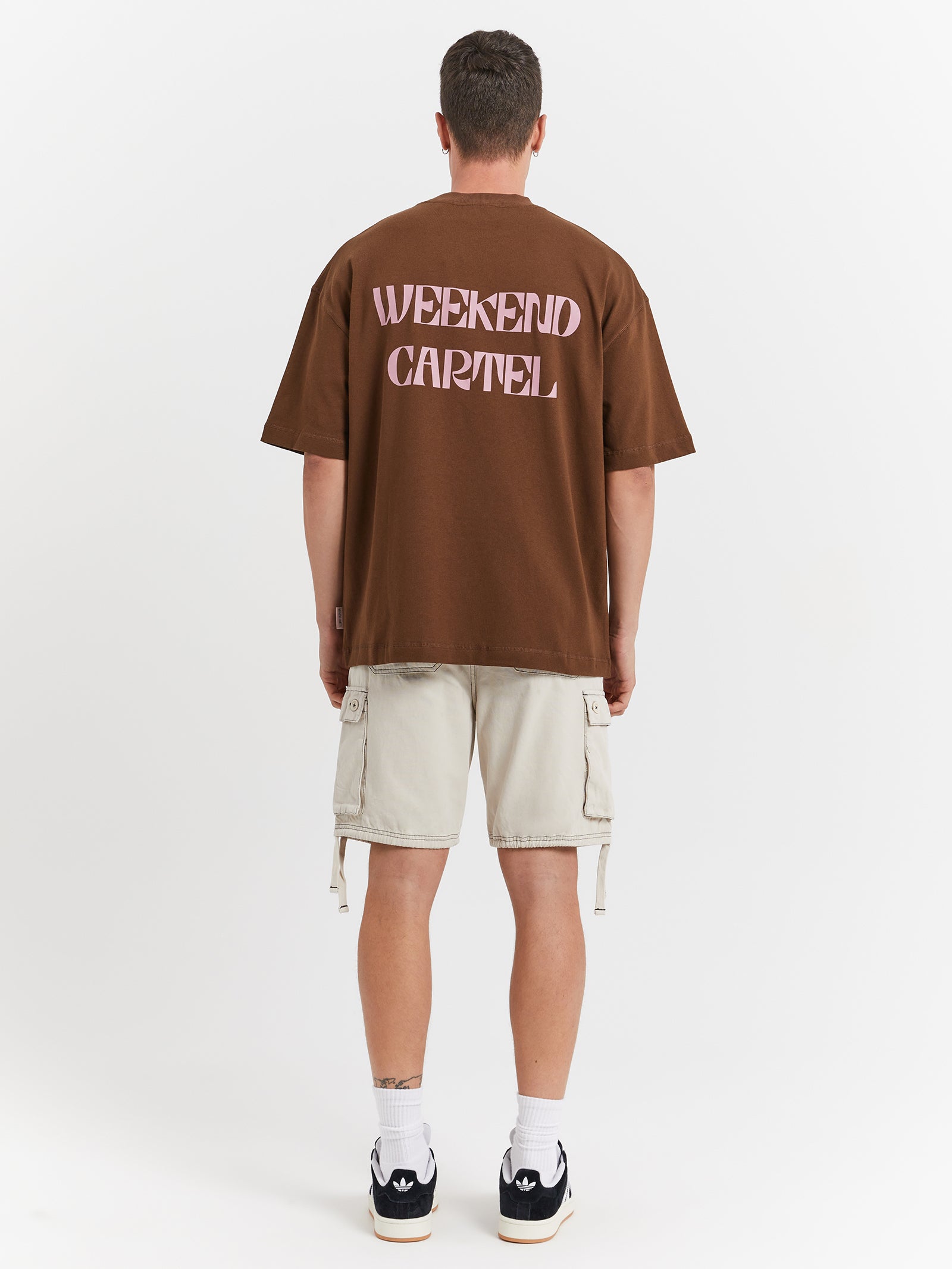 Syndicate Cargo Shorts in Off White