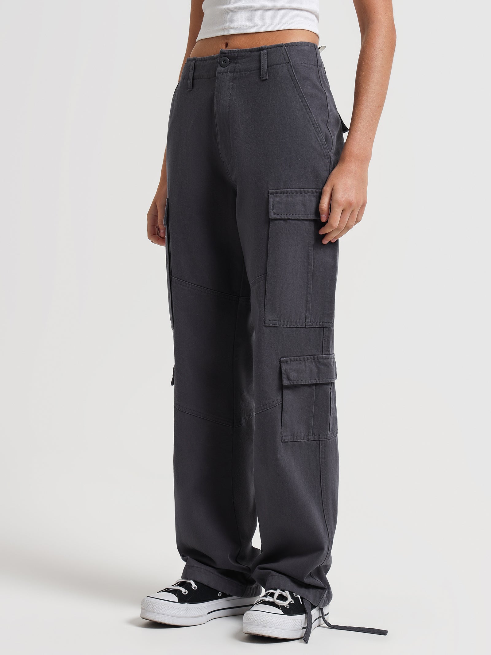 Surplus Cargo Pants in Charcoal