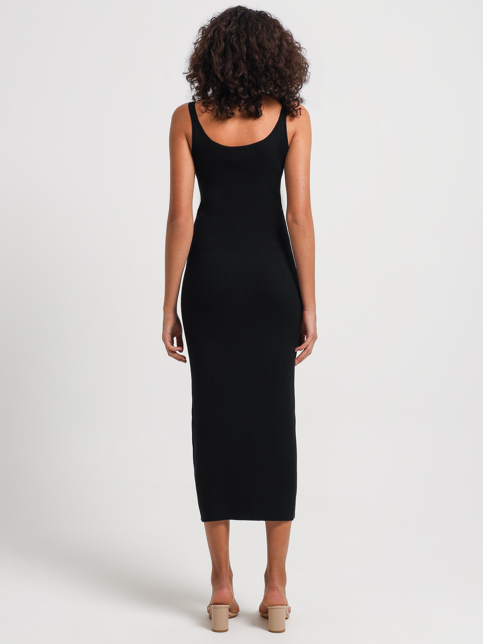 Malo Knit Dress in Black