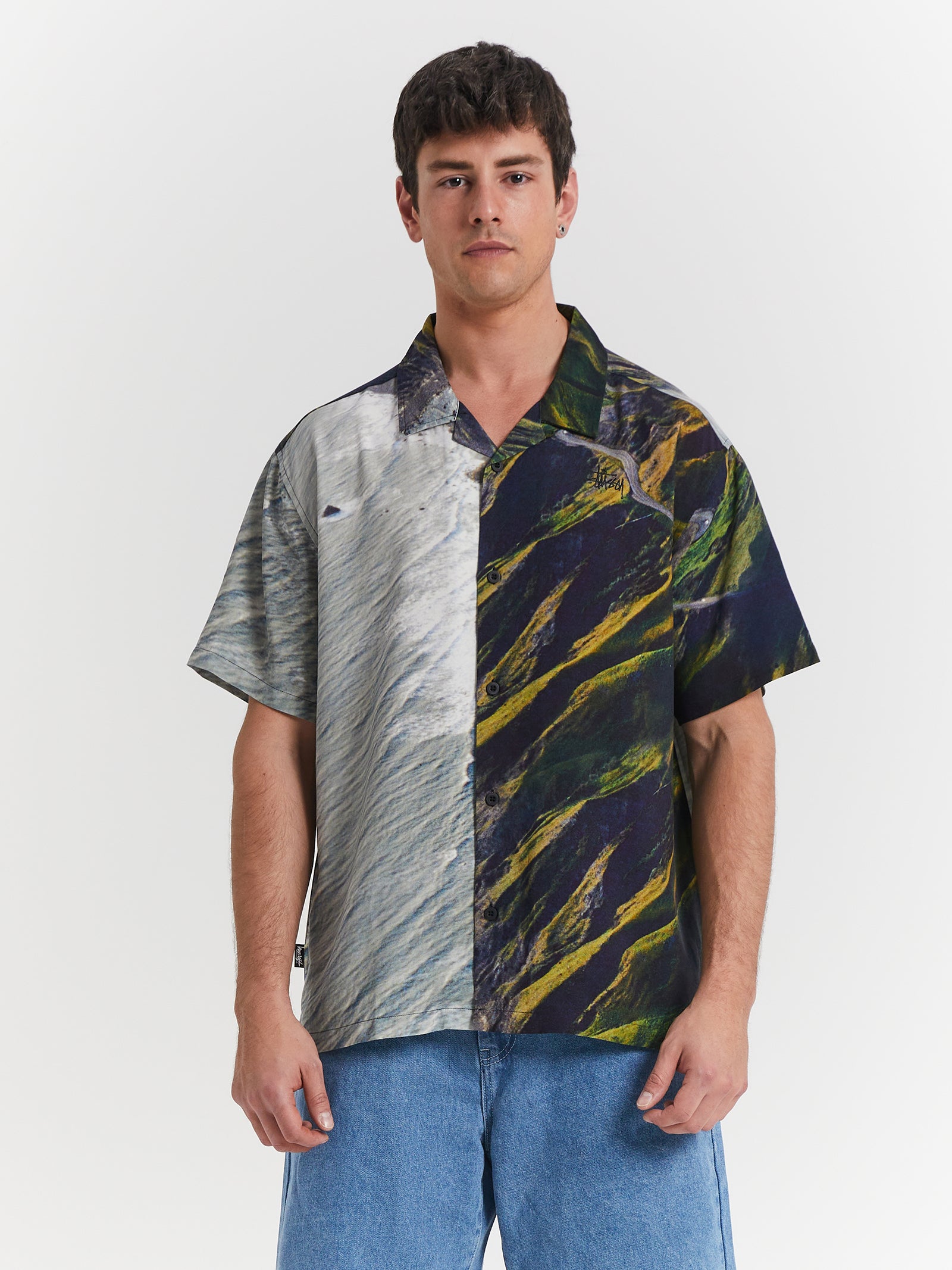 Coastline Short Sleeve Shirt in Coastline Green