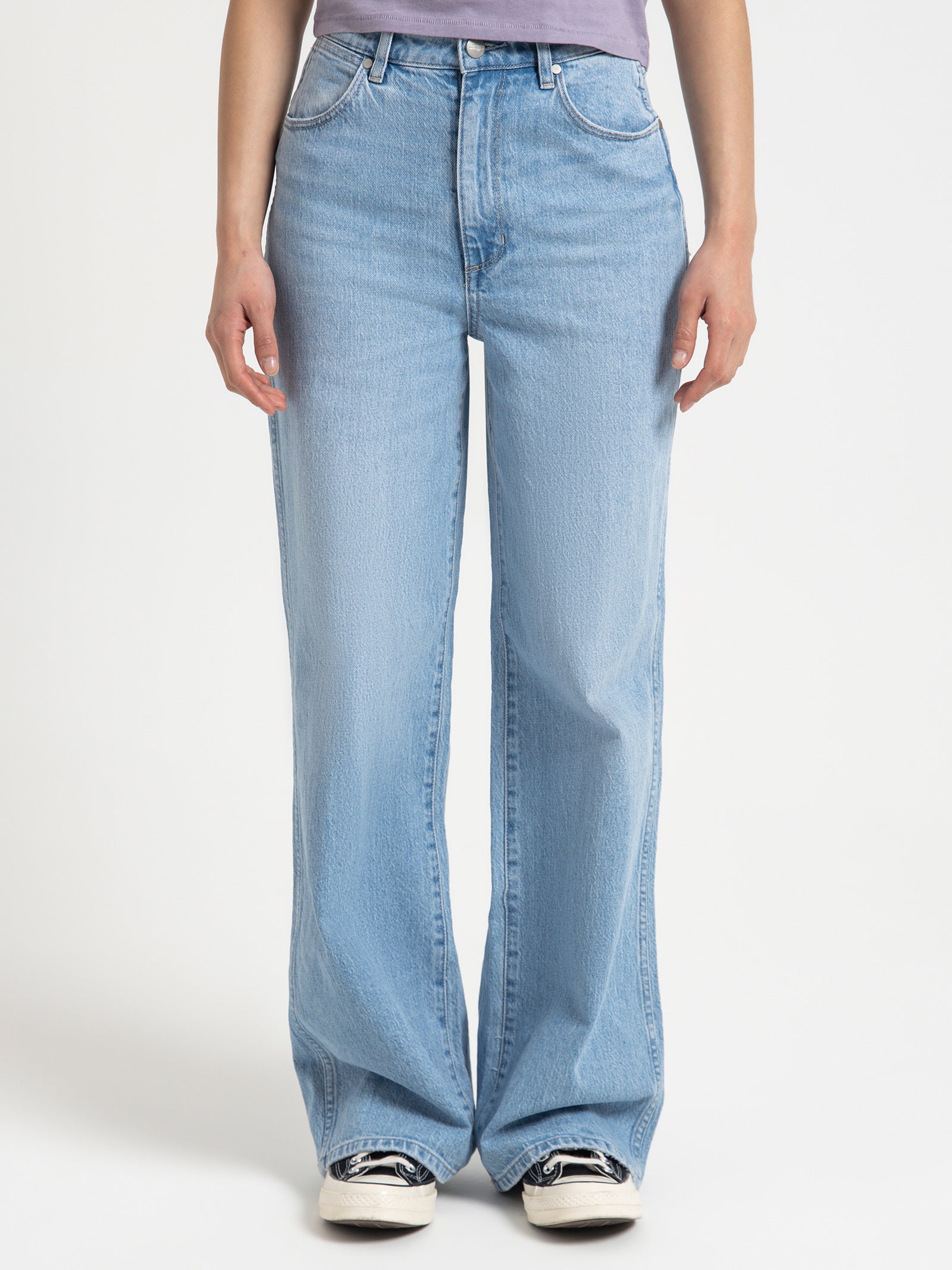 High Bells Flared Jeans in Blue Swell