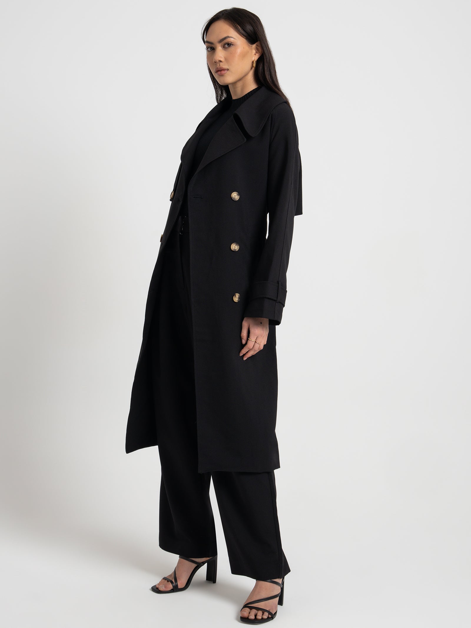 Camden Trenchcoat in Black