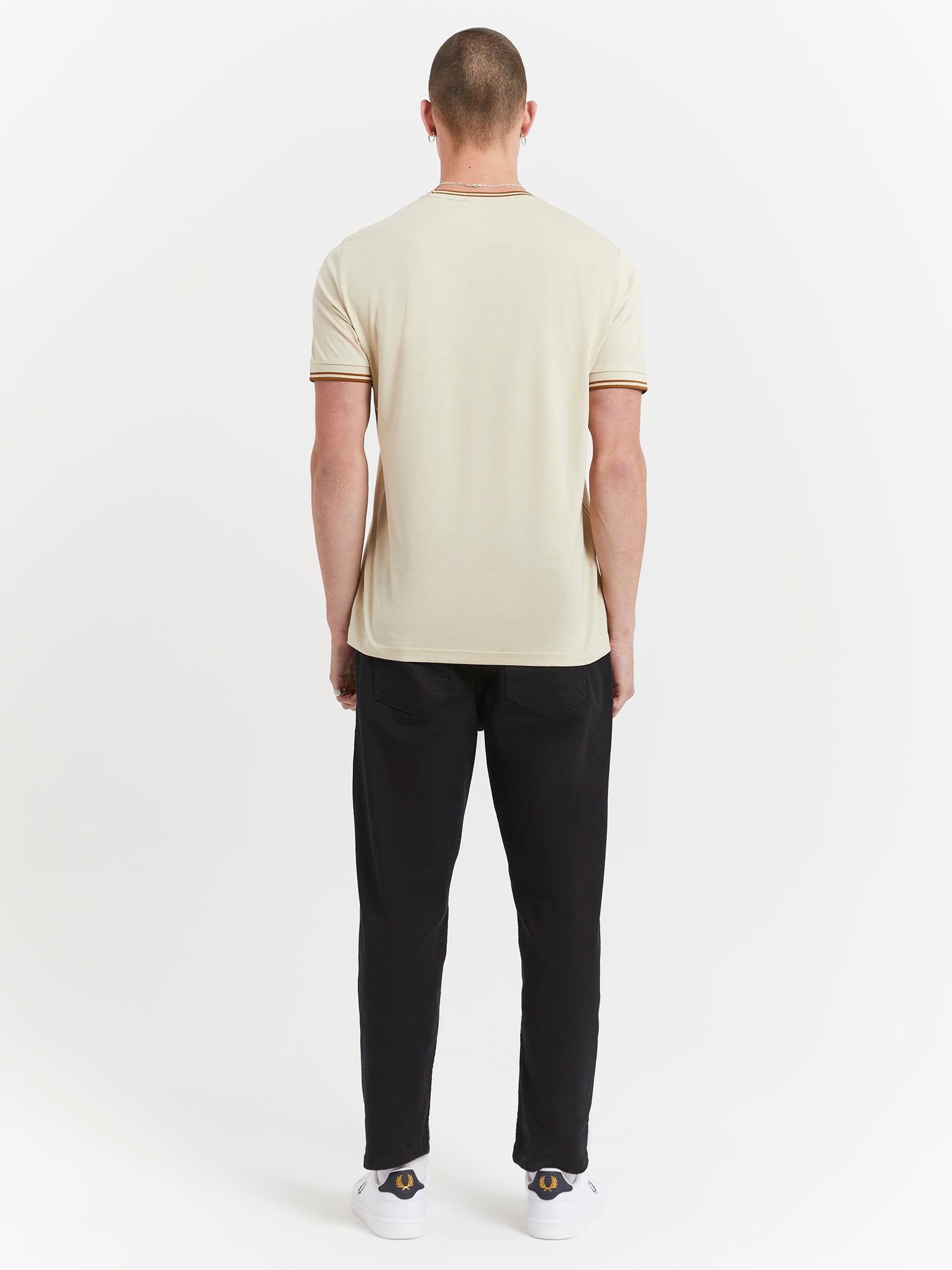 Twin Tipped T-Shirt in Oatmeal