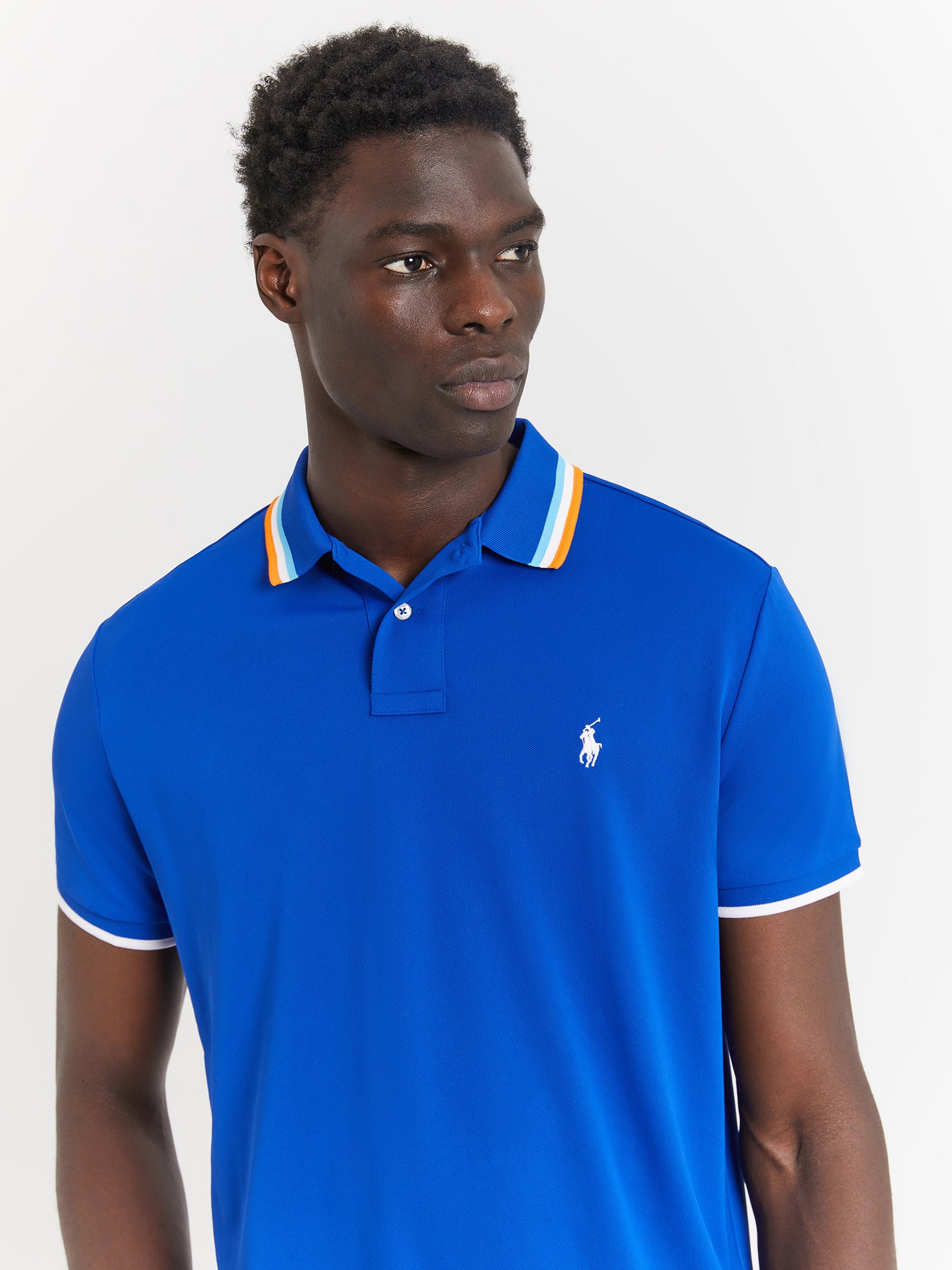 Australian Open Crew Polo Shirt in Pacific Royal