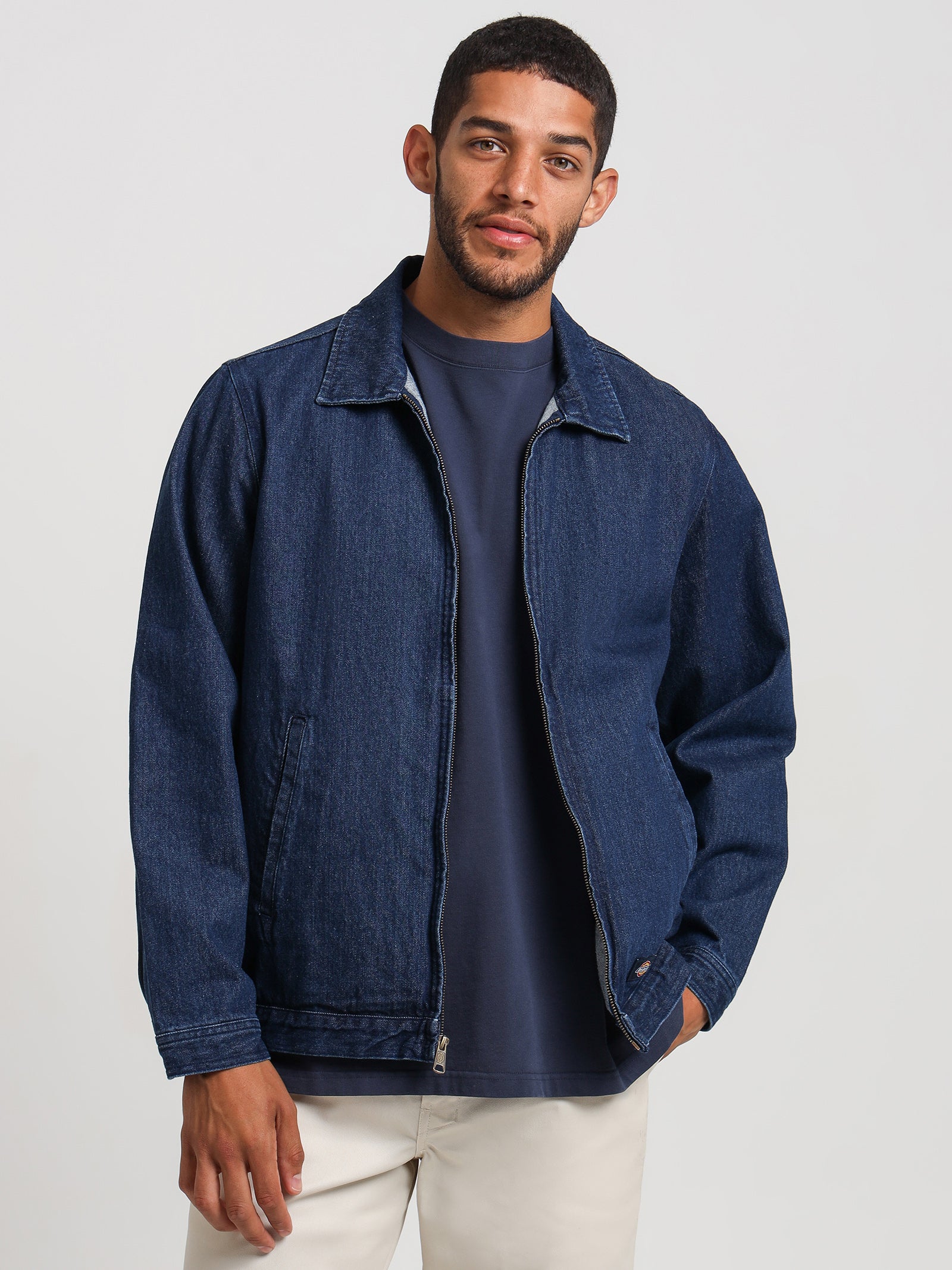 Eisenhower Denim Jacket in Rinsed Indigo