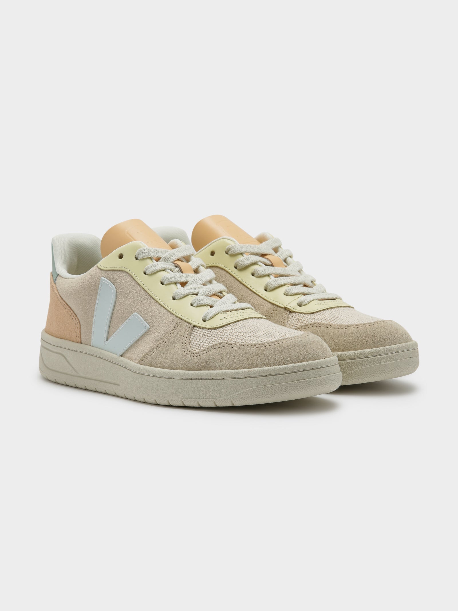 Womens V-10 Suede Sable Sneakers in Multi