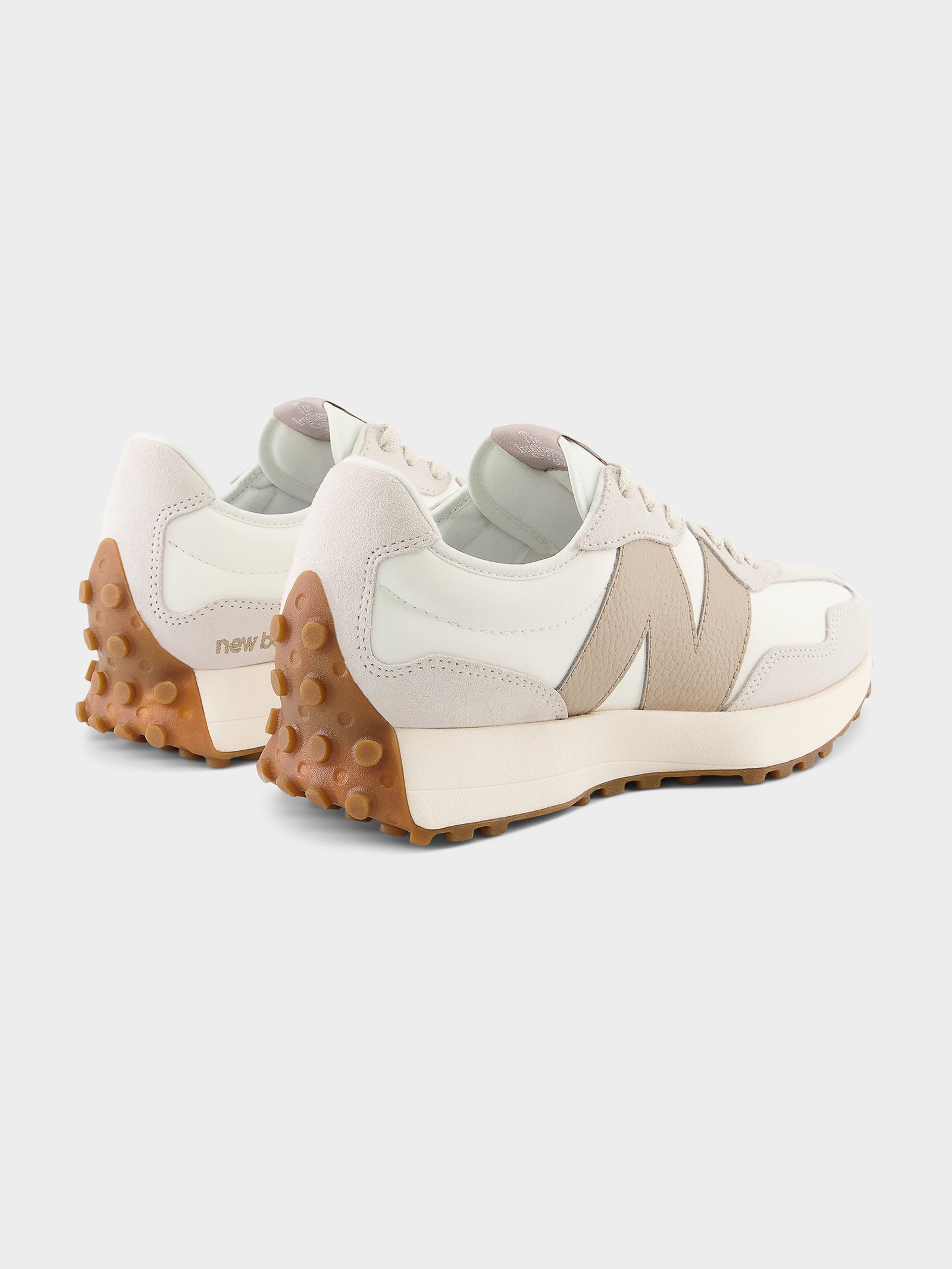 Womens 327 Sneakers in Cream & Beige