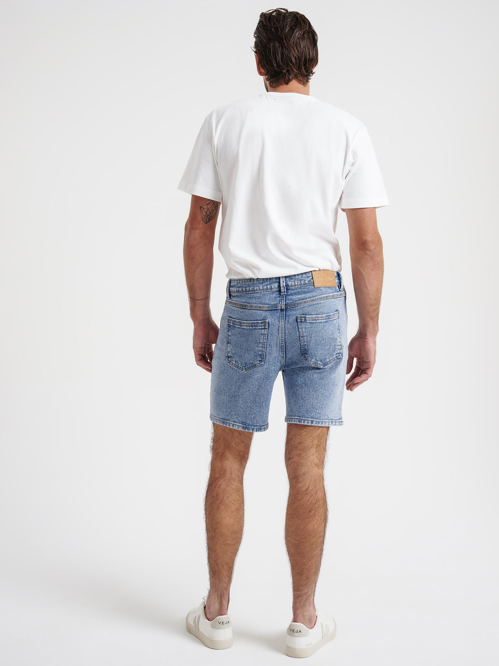 Colt Relaxed Denim Shorts in Classic Blue