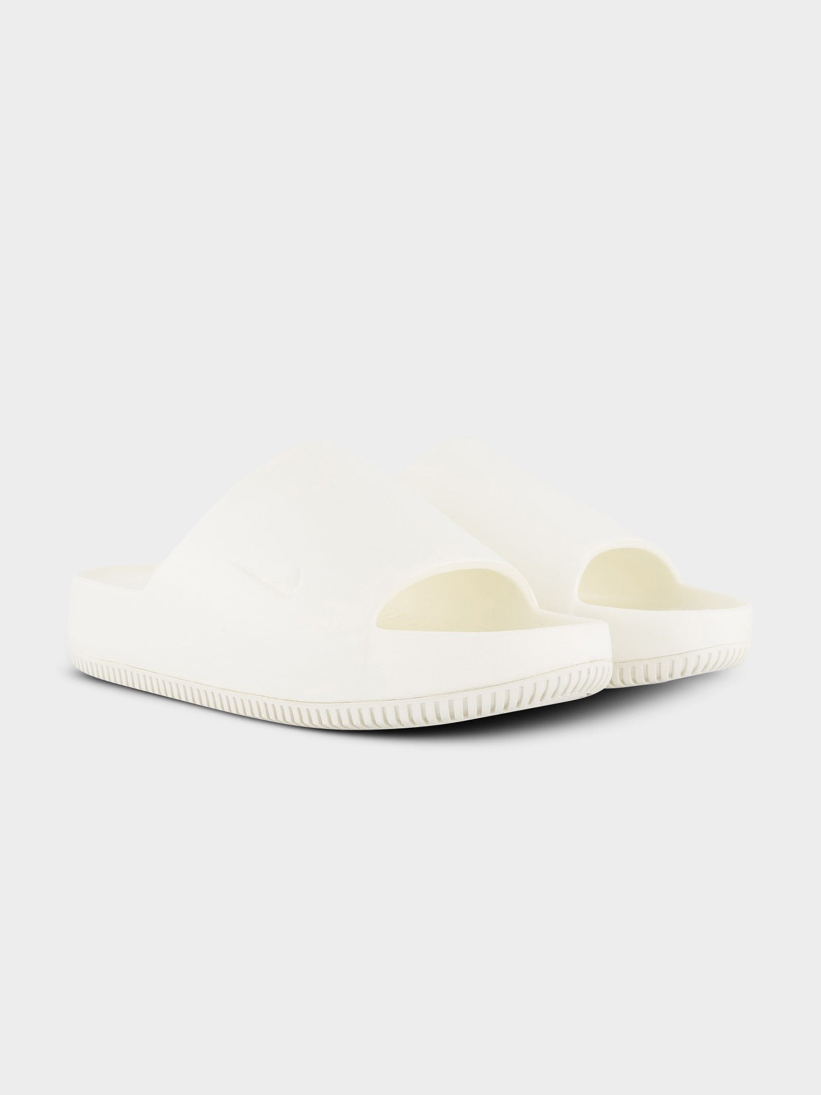 Mens Calm Slides in Sail White