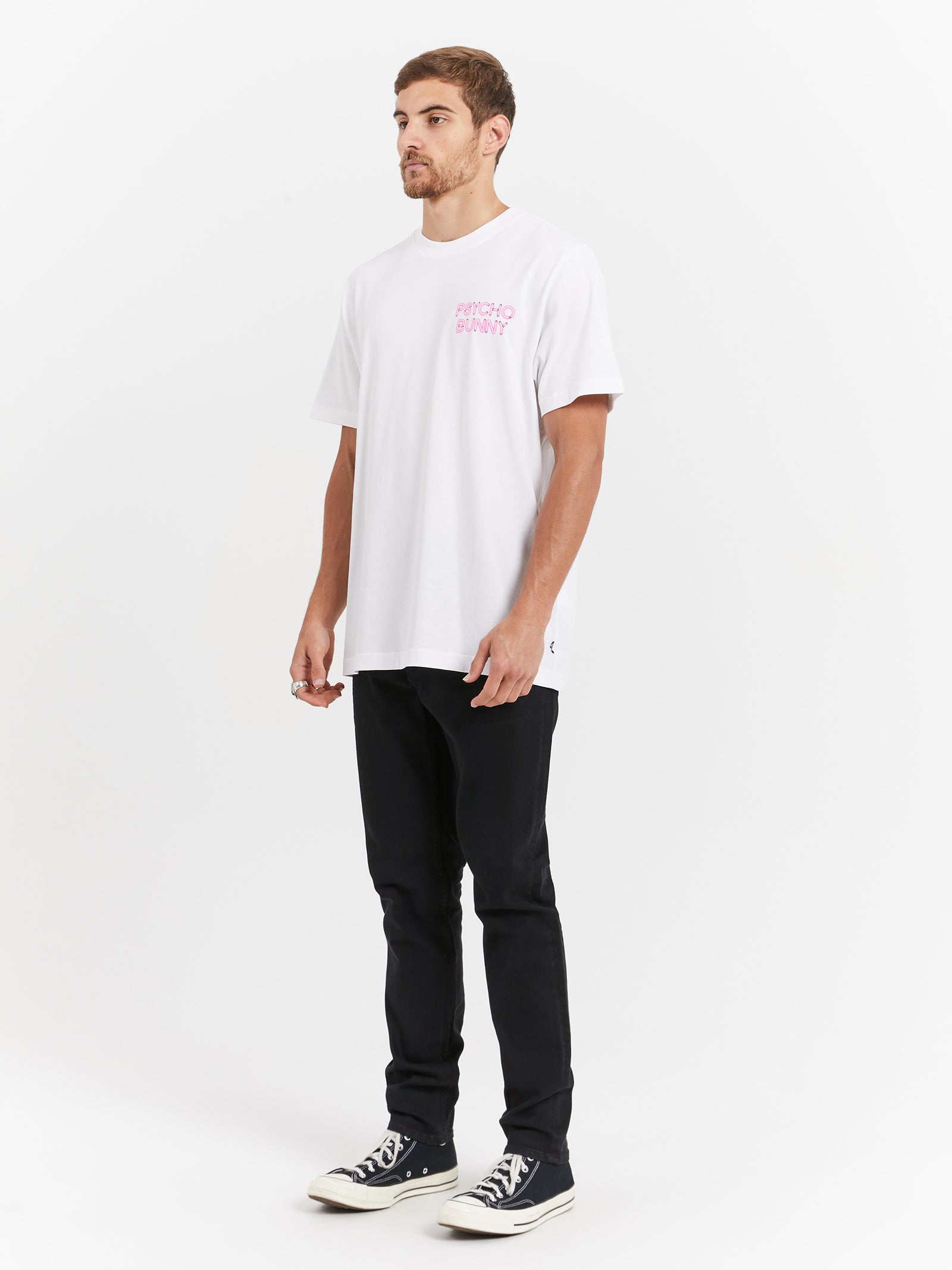 Claude Graphic T-Shirt in 100 White