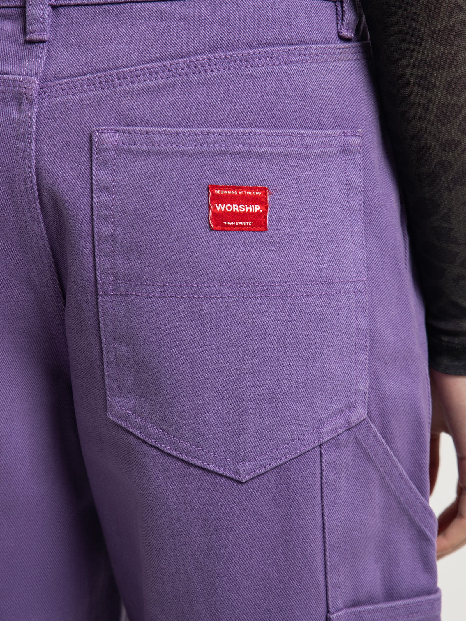 Worship Carpenter Jeans in Prism Violet