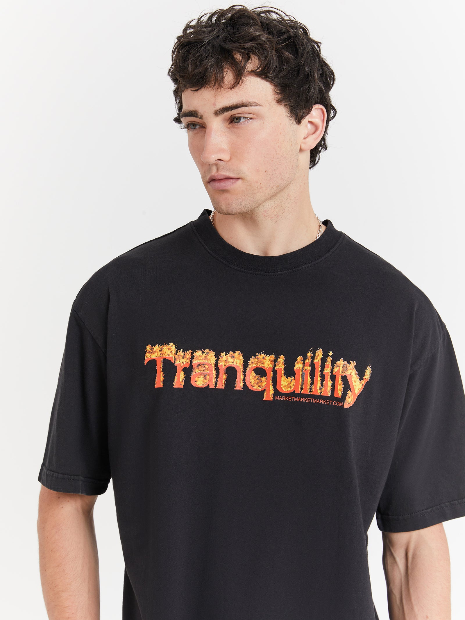 Tranquility T-Shirt in Washed Black