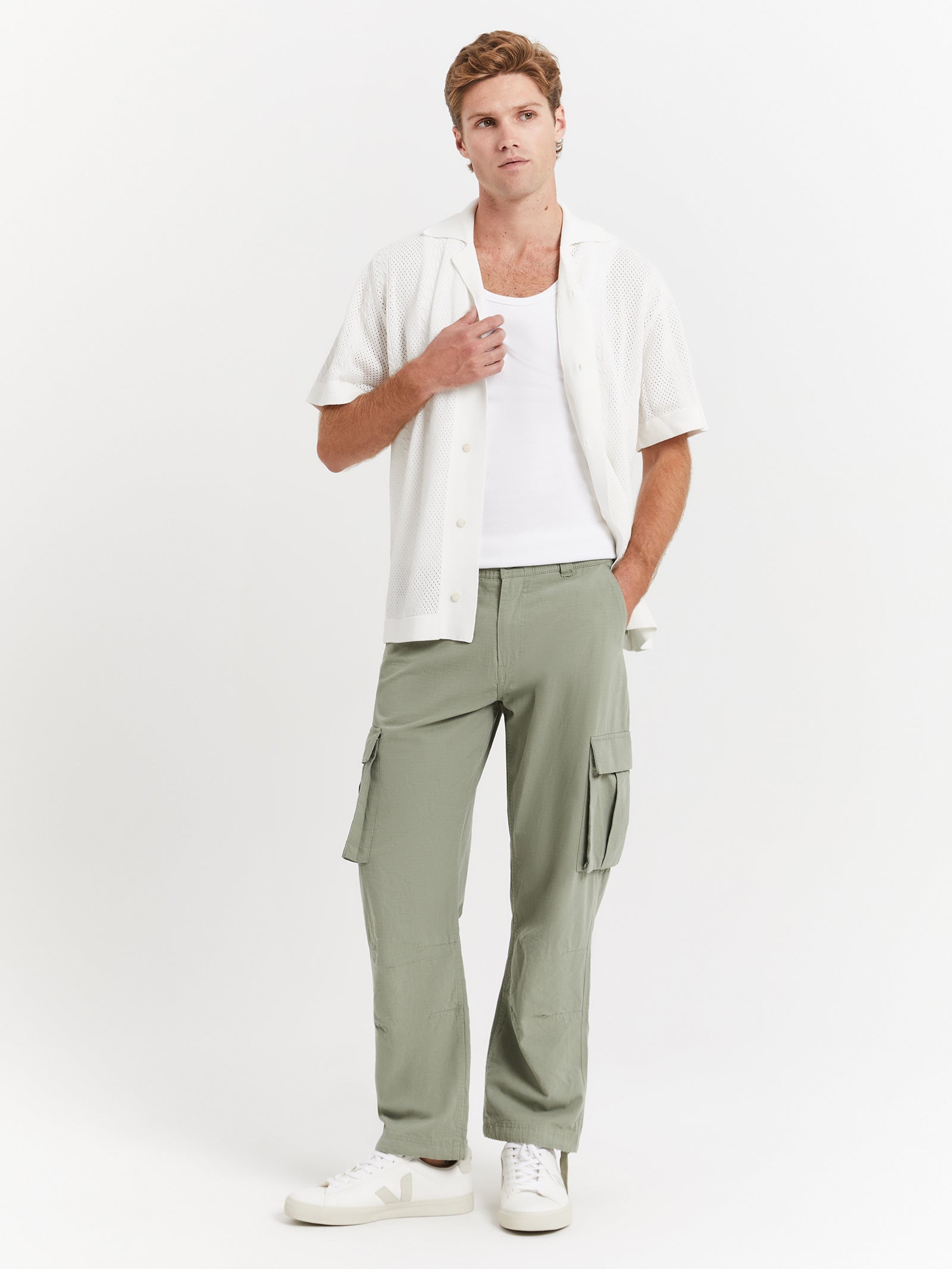 Wyatt Cargo Pants in Willow