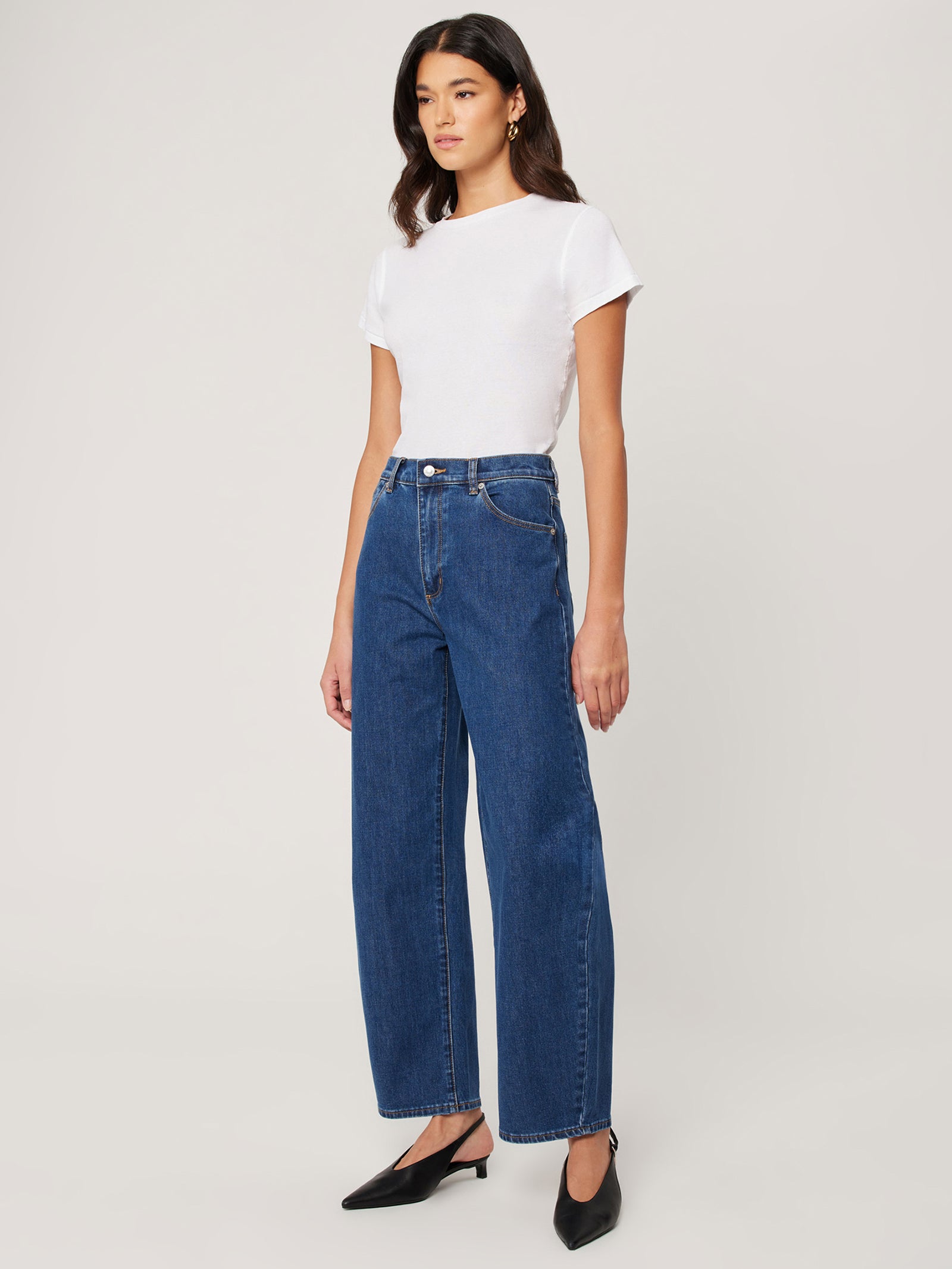 Gigi Barrel Jeans Forever Blue