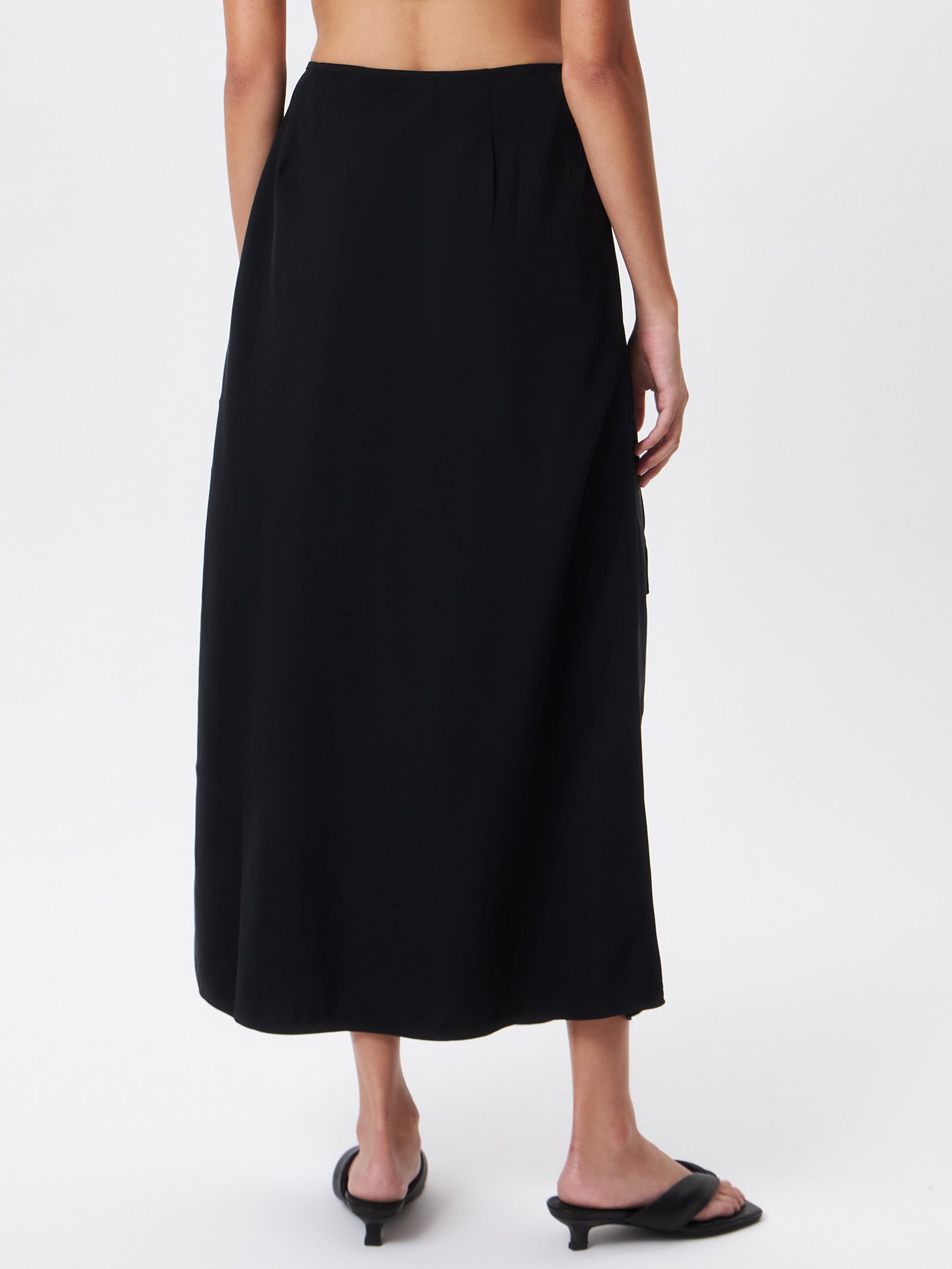 Meg Wrap Midi Skirt