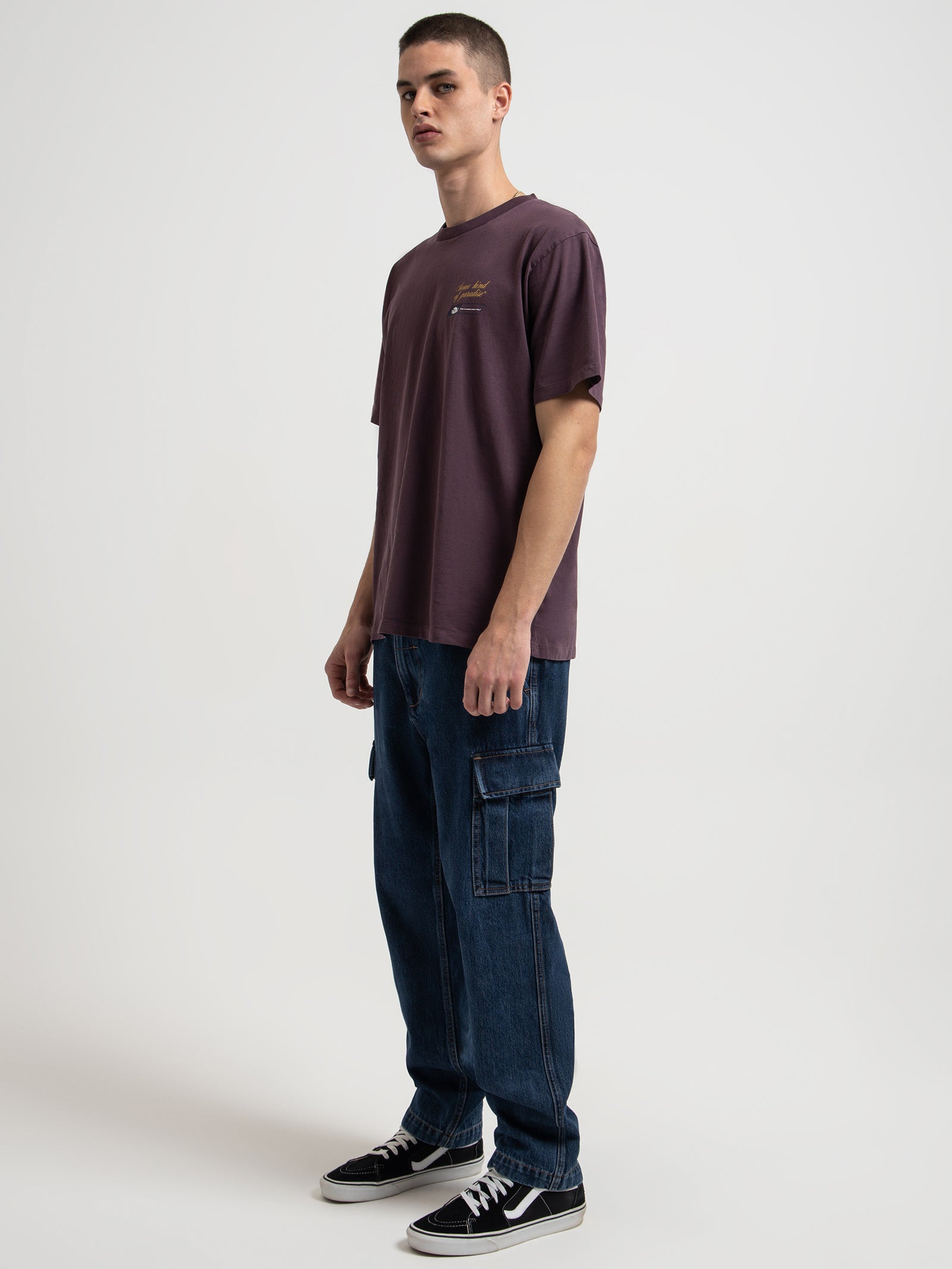 Superior Merch Fit T-Shirt in Raisin