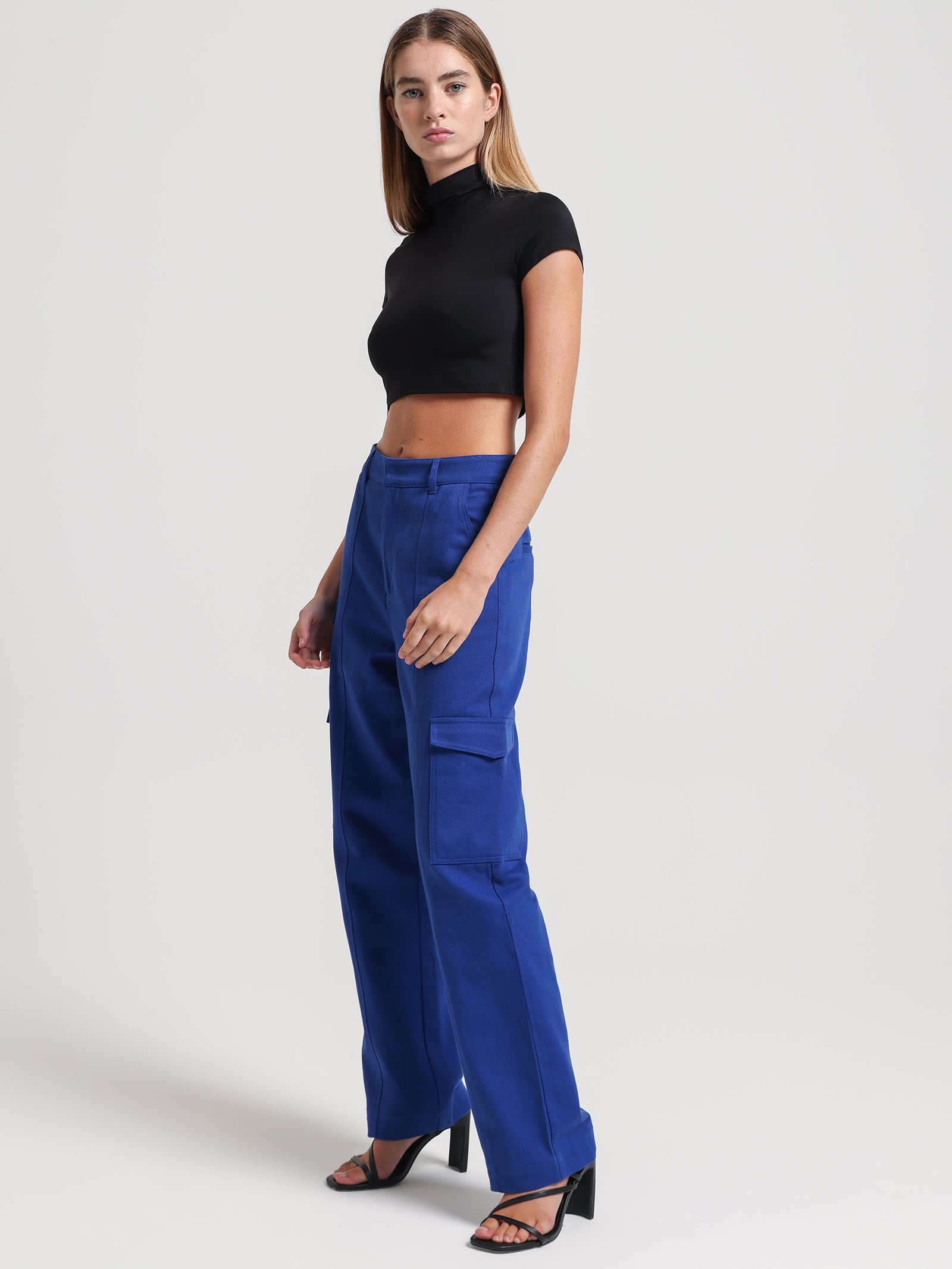 Taima Pants in Cobalt