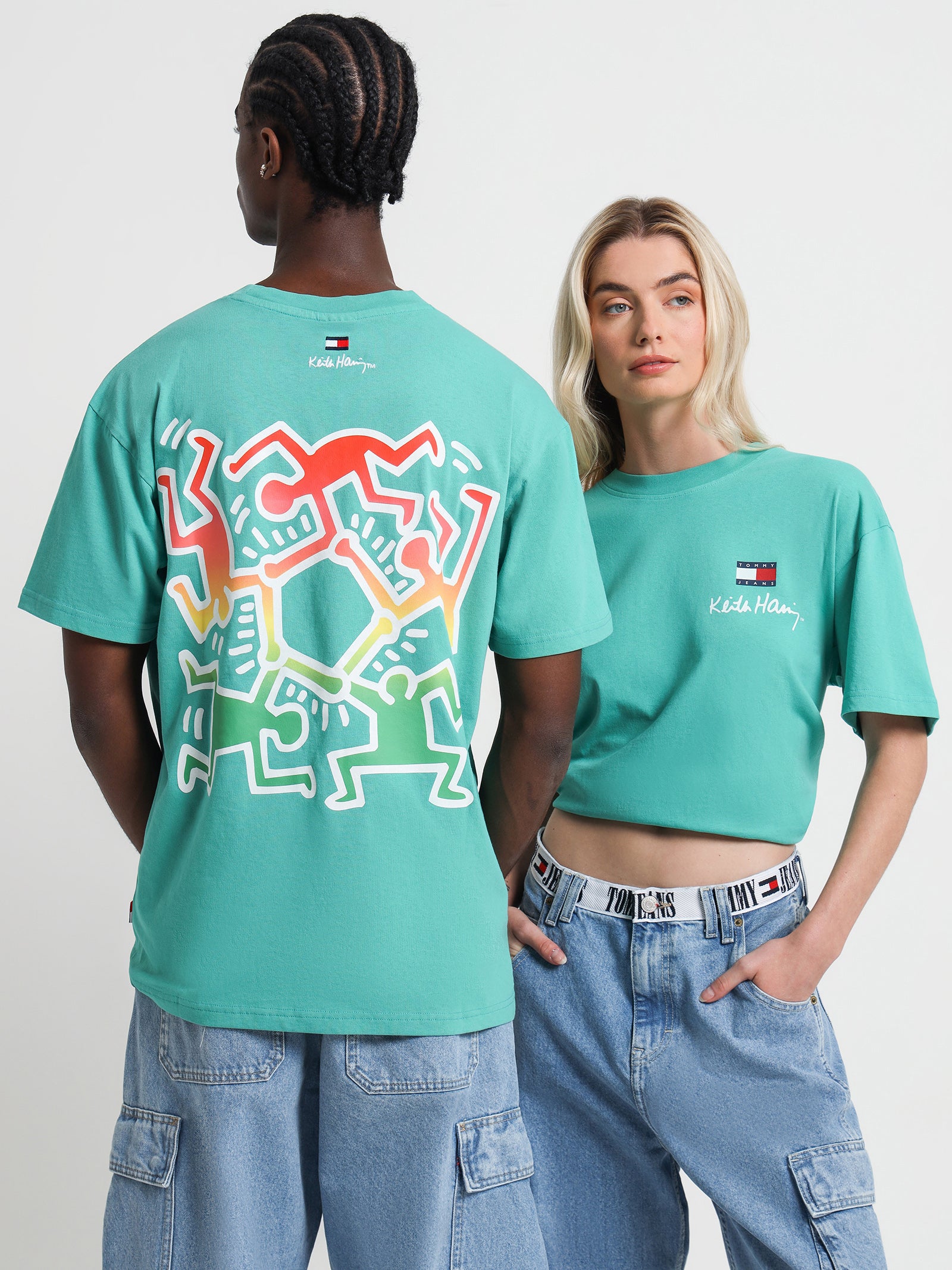 Keith Haring T-Shirt in Grecian Tile & Danci