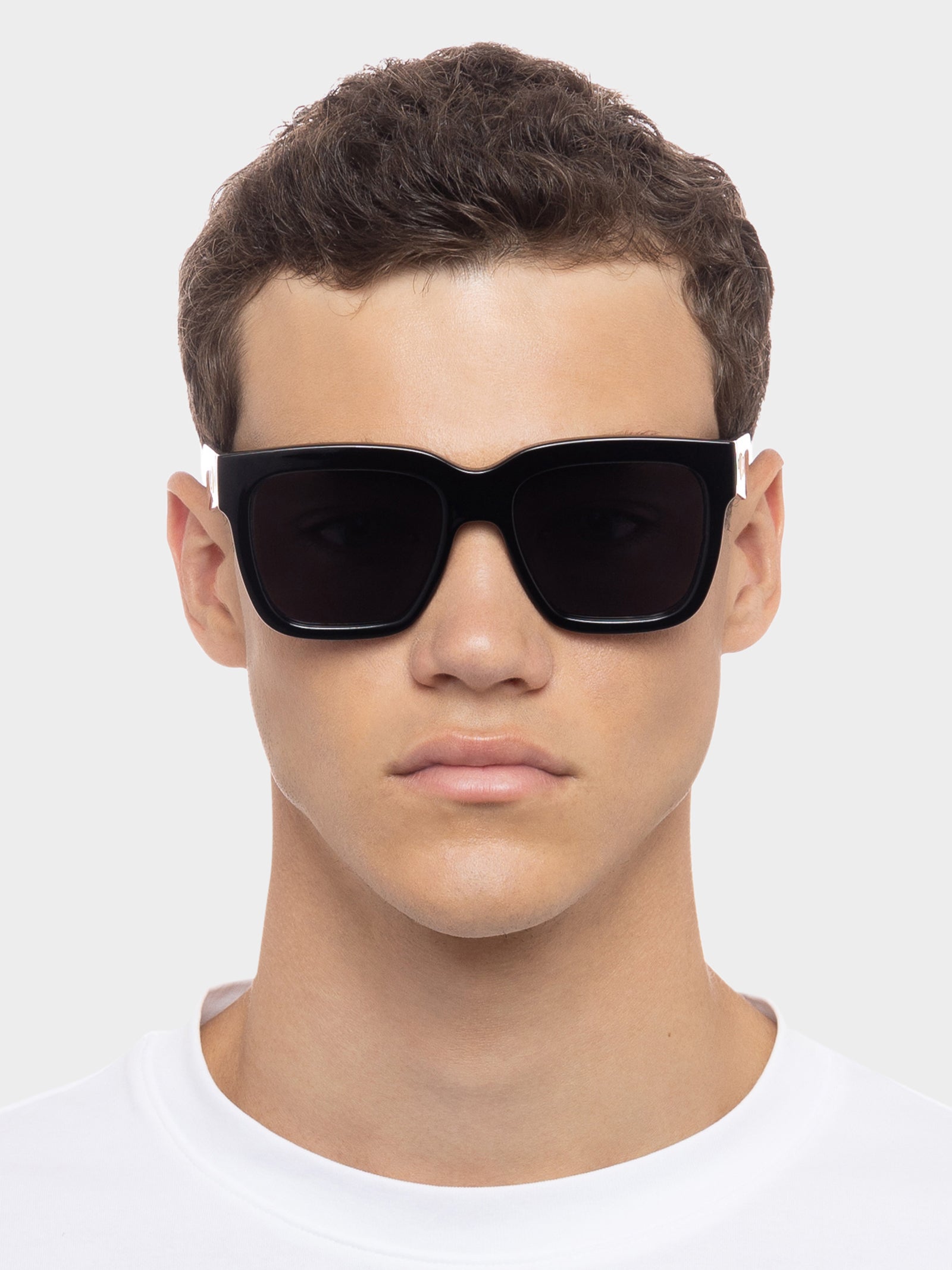 Tradeoff Sunglasses in Black Smoke Mono