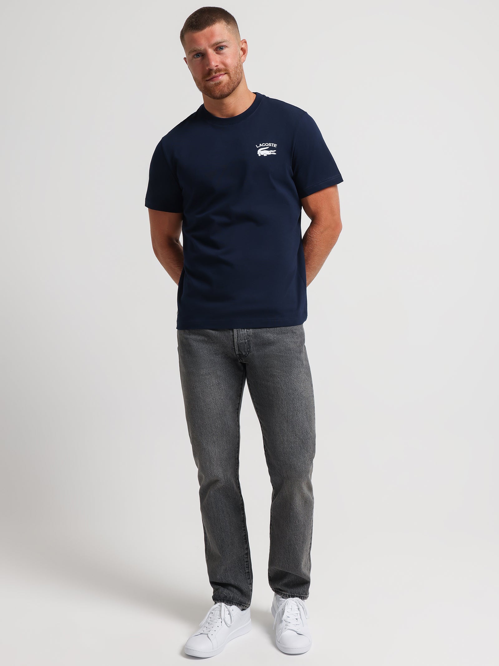 Soft Branding T-Shirt in Navy