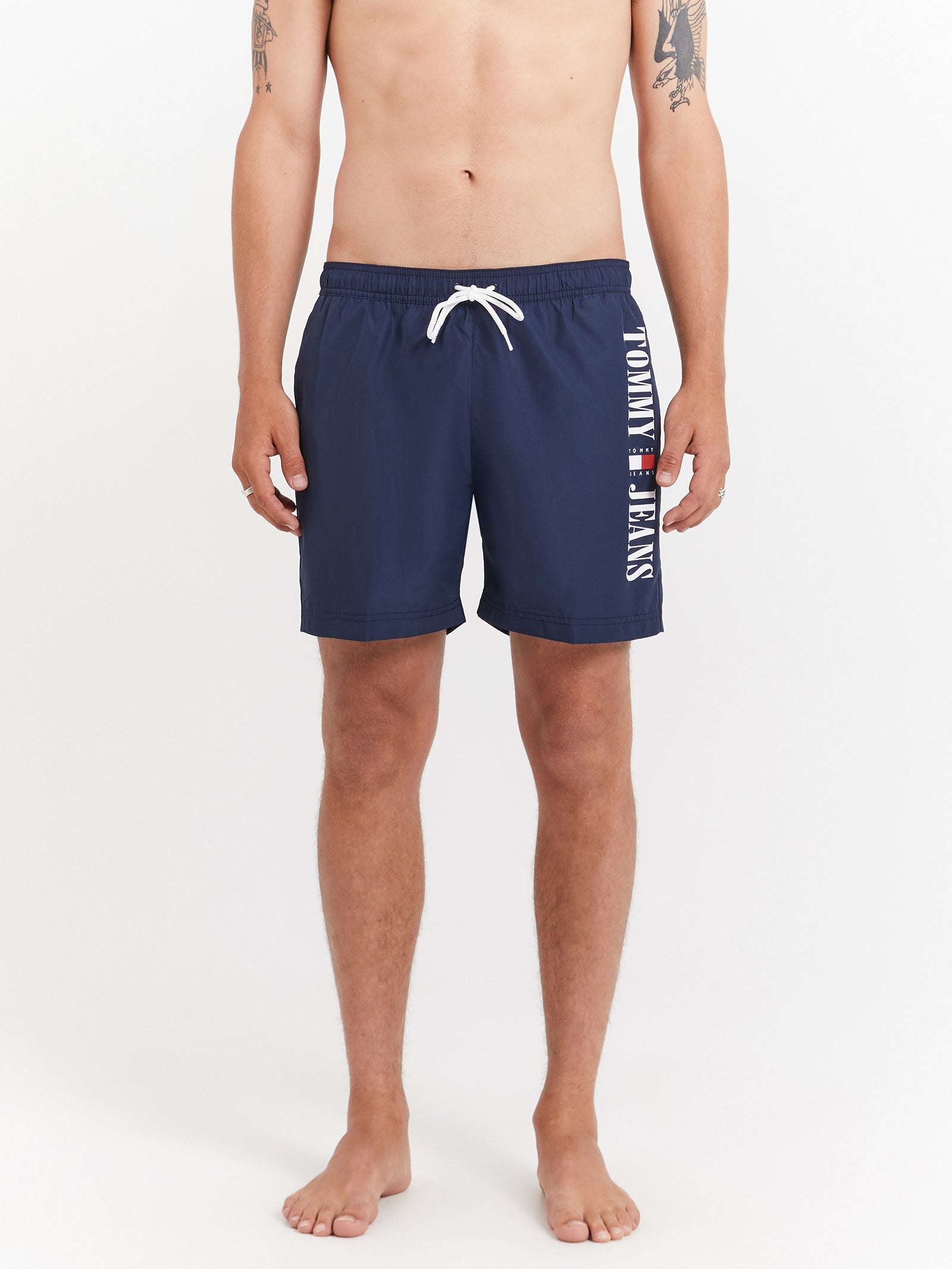 Archive Drawstring Mid Shorts in Twilight Navy