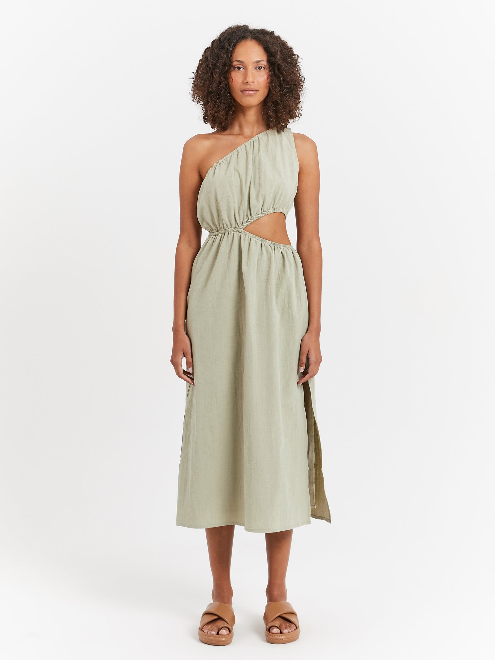 Desiree Dress in Tea Tree