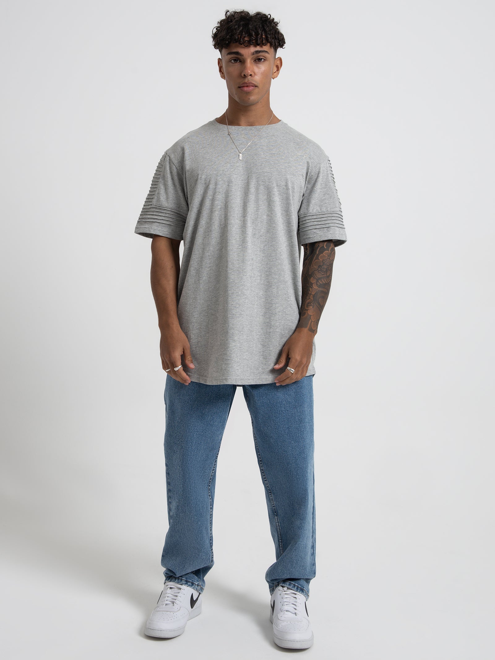 Maverick T-Shirt in Grey Marle