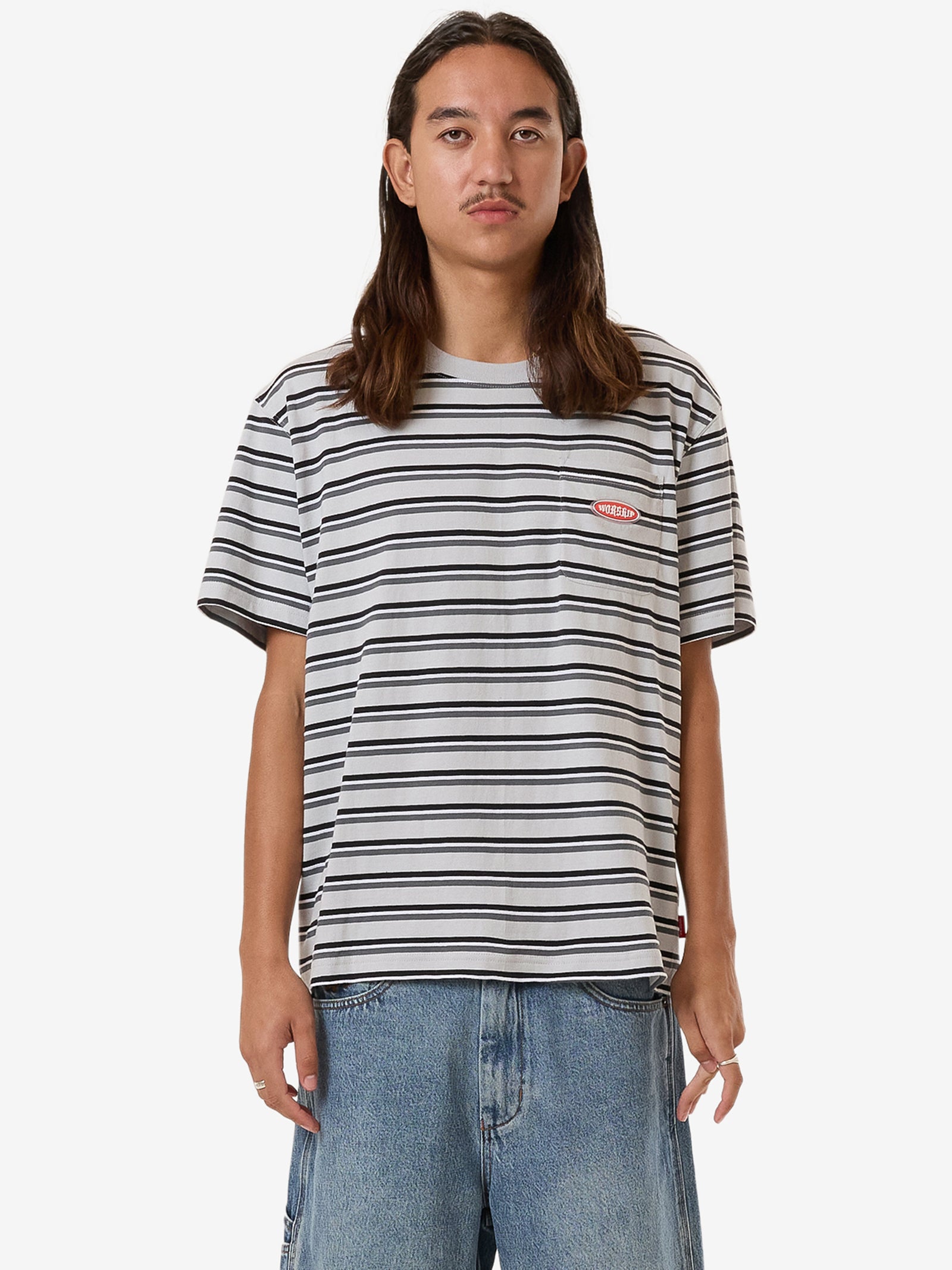 Chalice Stripe Pocket Tee