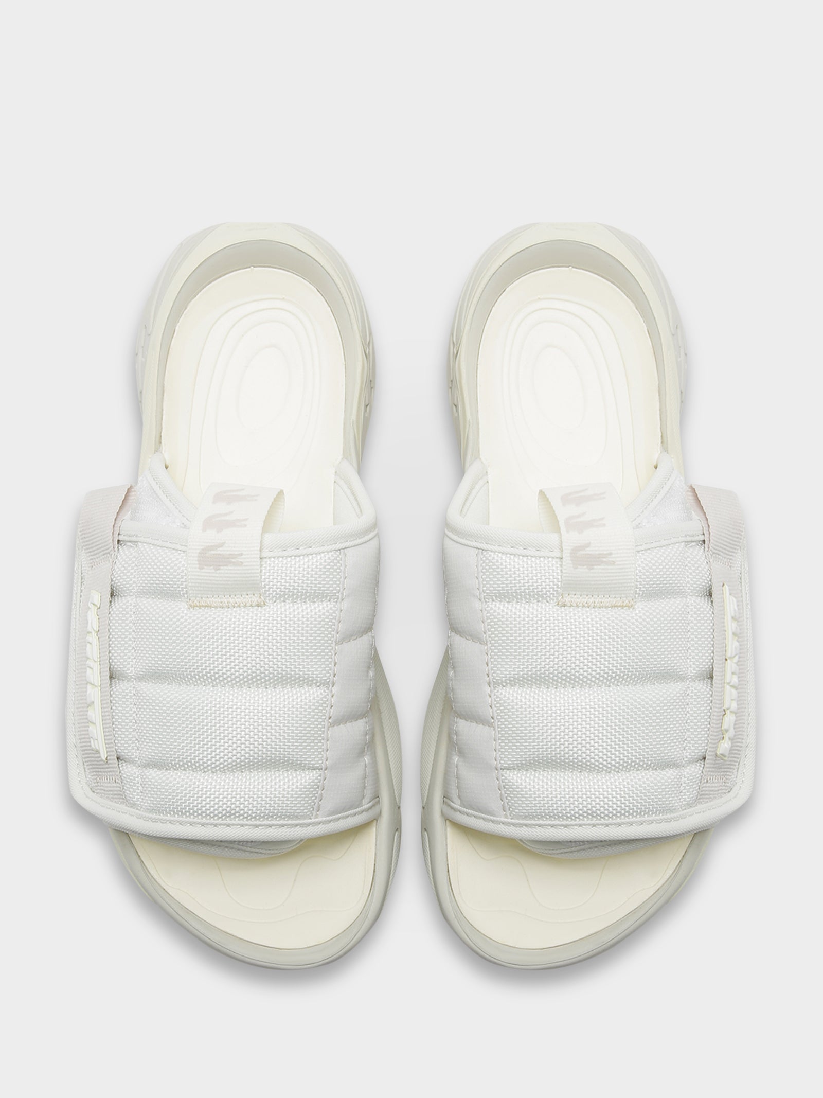 Womens AceSlide Slides in White