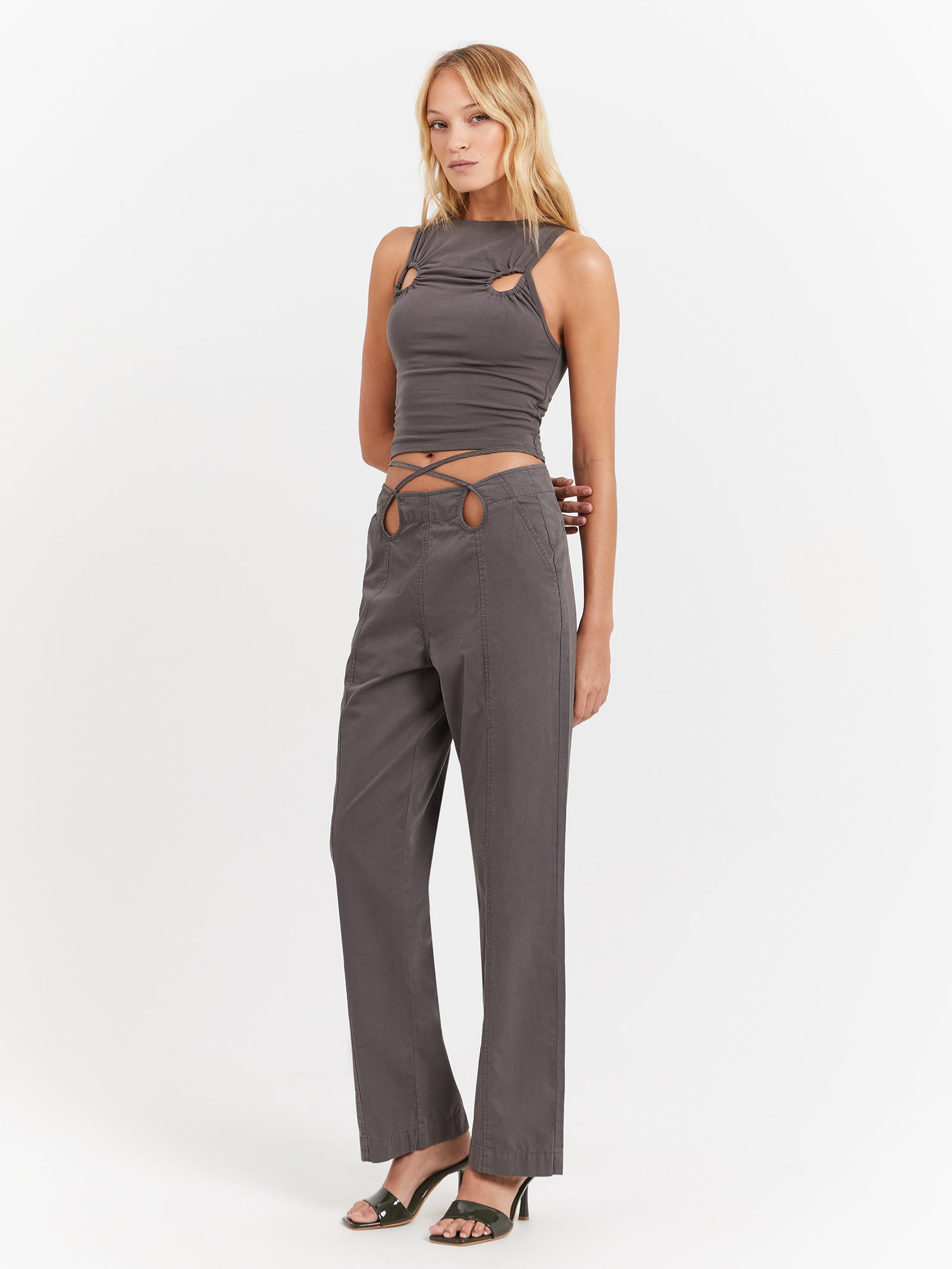 Quinton Pants in Charcoal