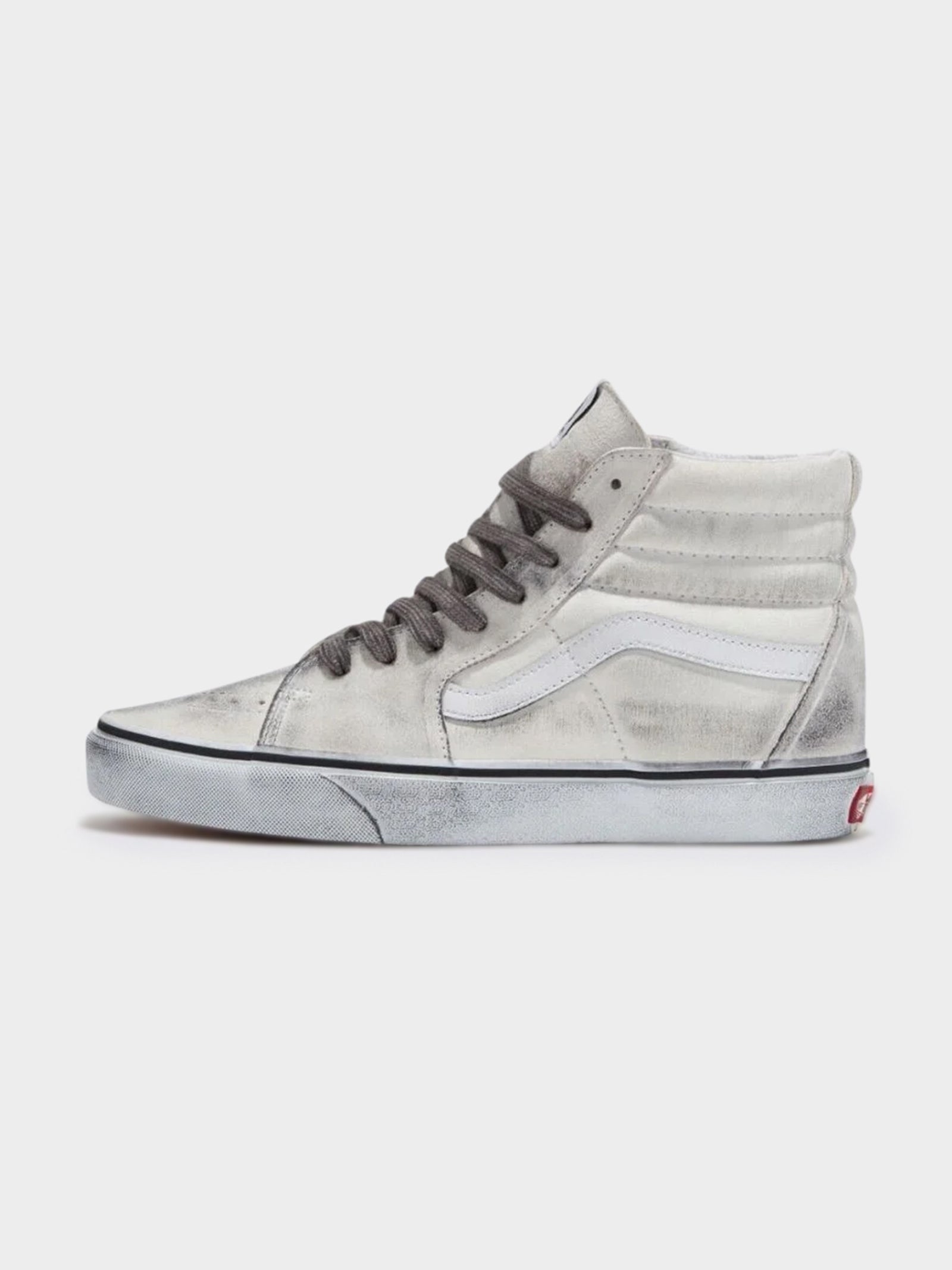 Unisex Sk8-Hi Stressed Sneaker in White