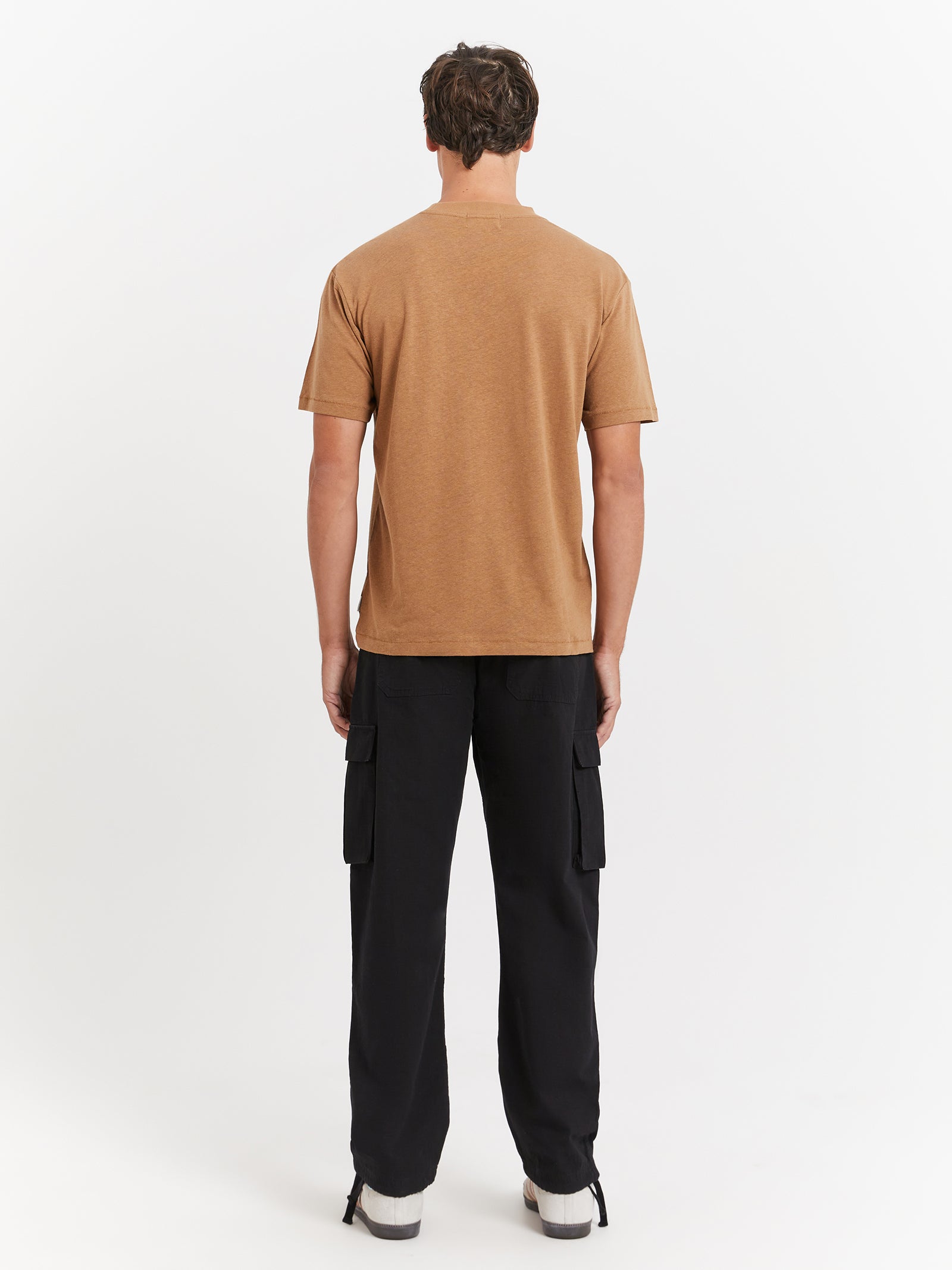 Ainsley Linen T-Shirt in Wheat