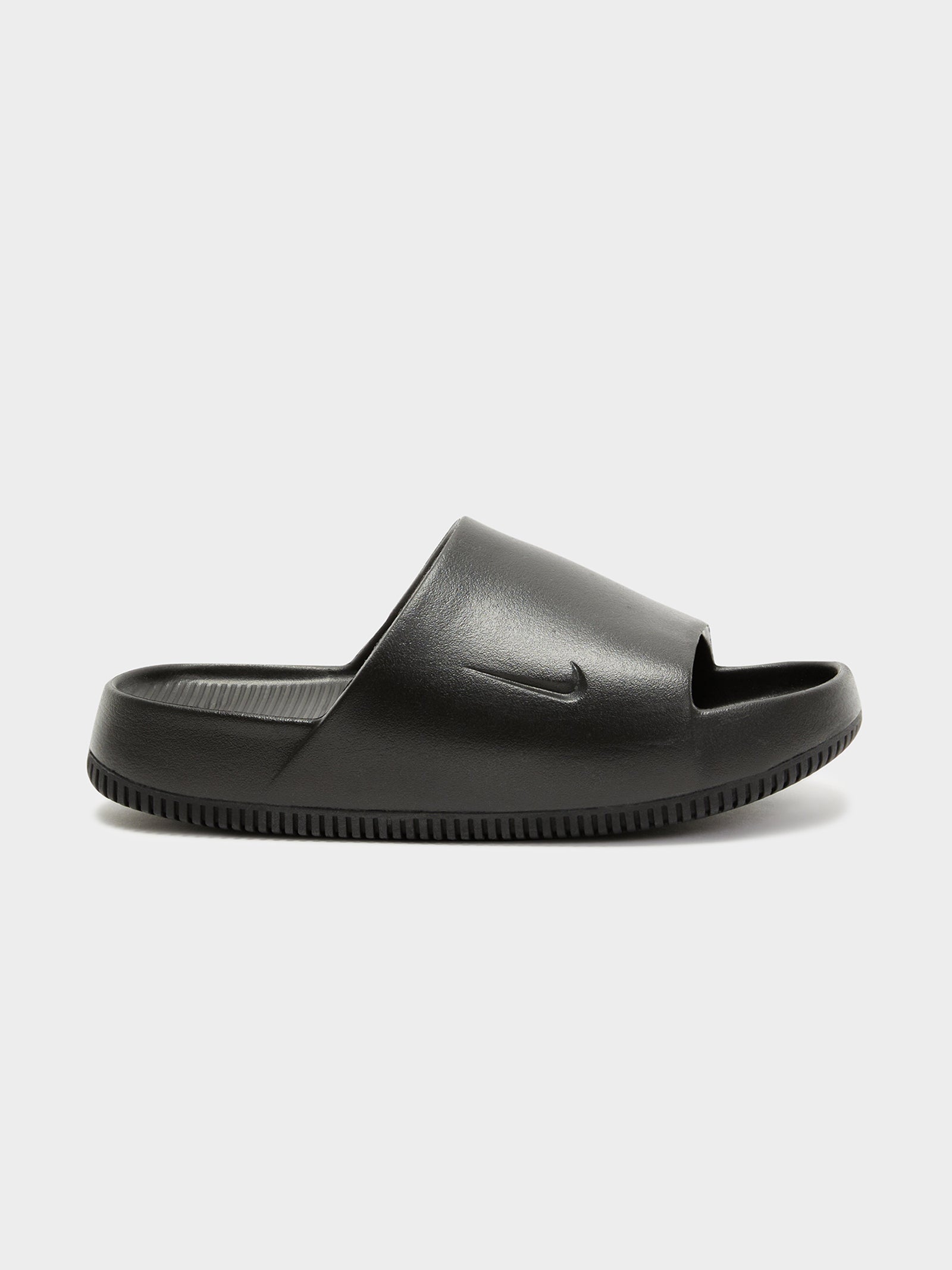 Womens Calm Slides in Black