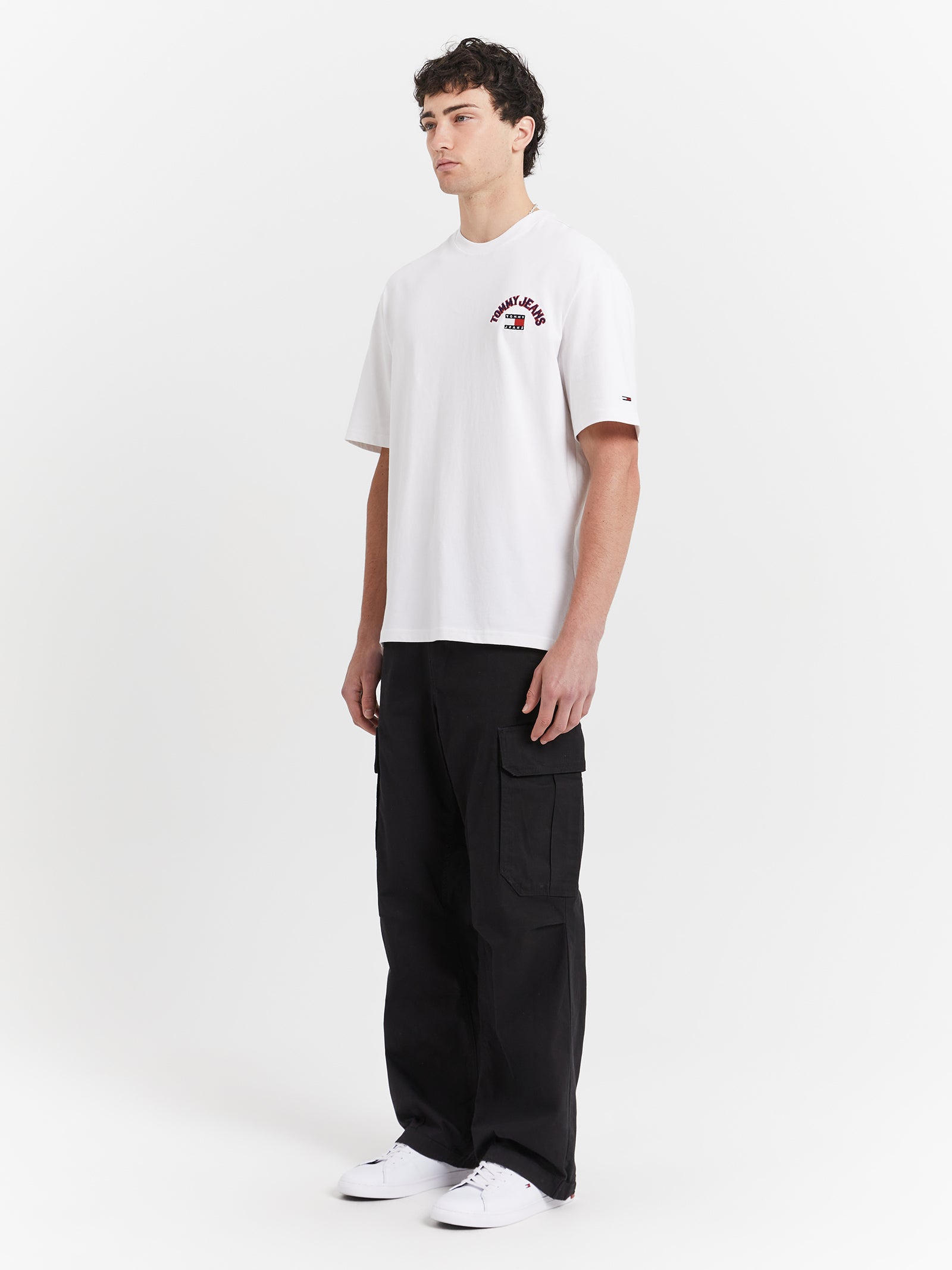 Aiden Baggy Cargo Pants in Black