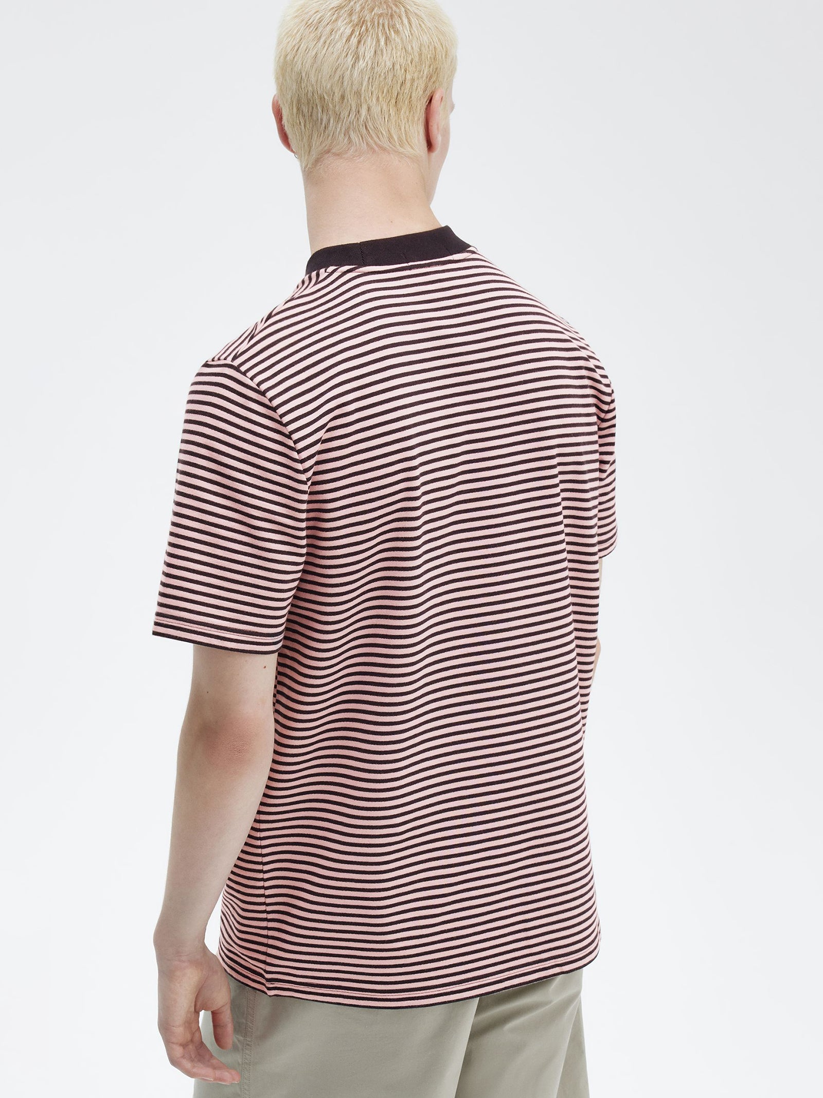 Fine Stripe Heavy Weight T-Shirt