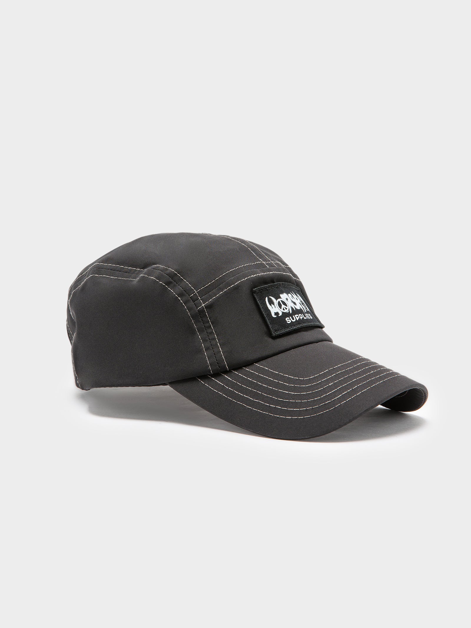 Pure Mayhem Nylon Hat in Washed Black