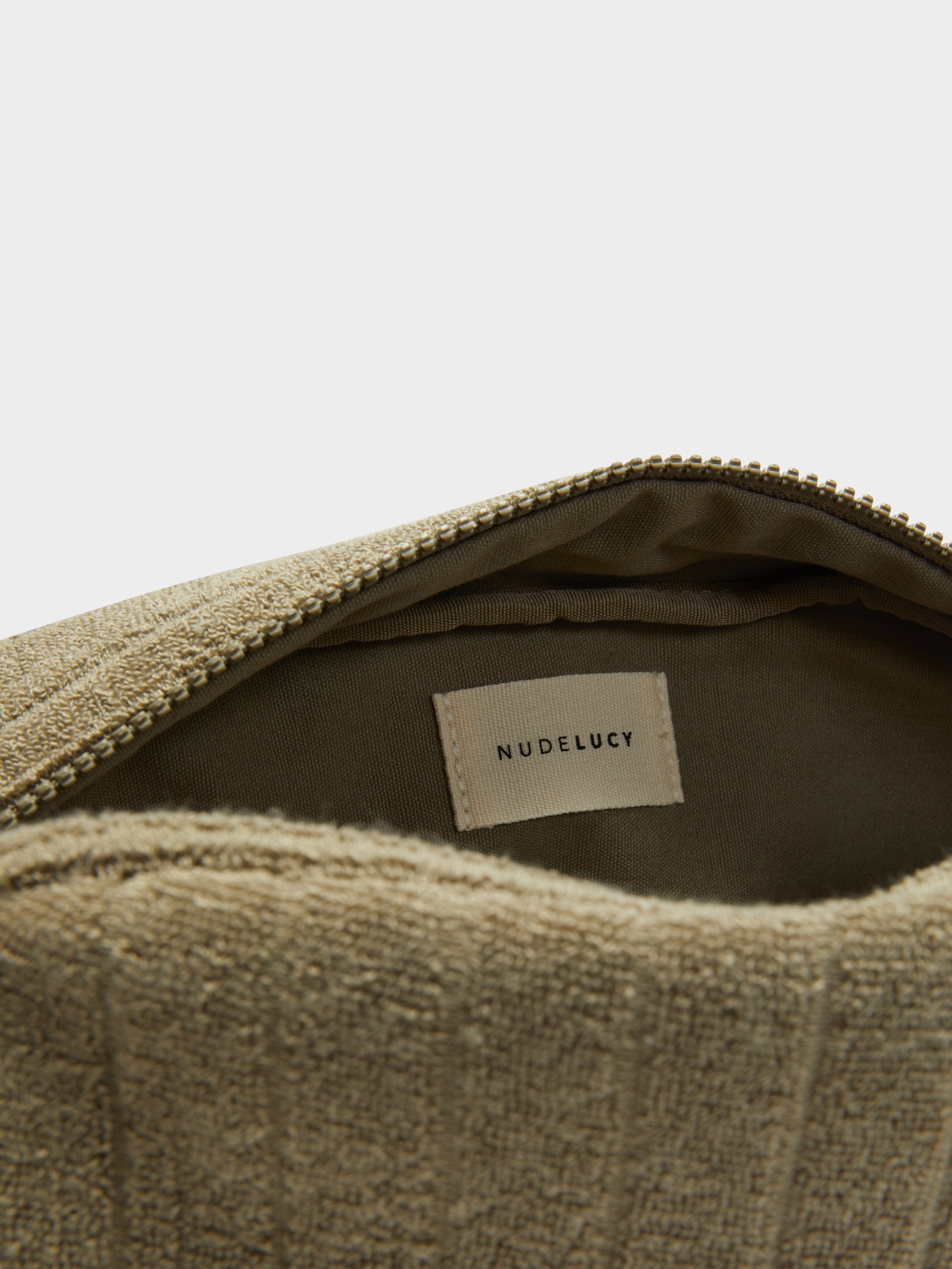 Terry Cosmetic Bag in Olive