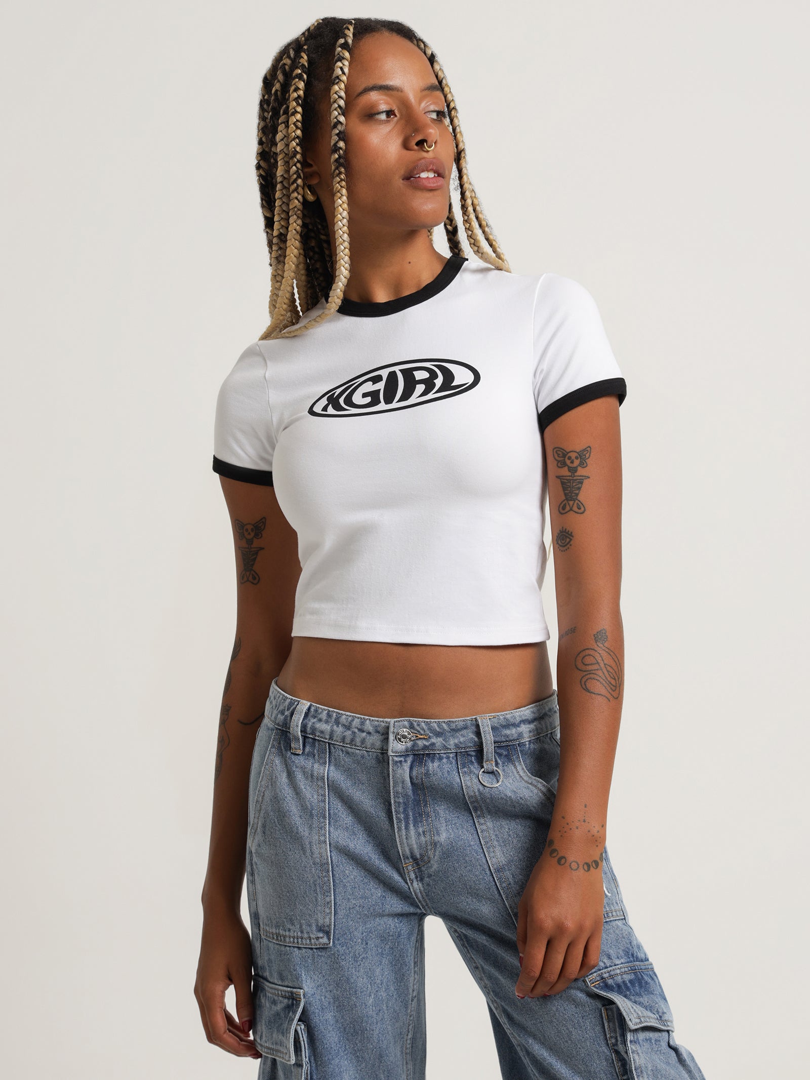 Warp Logo Baby T-Shirt in White