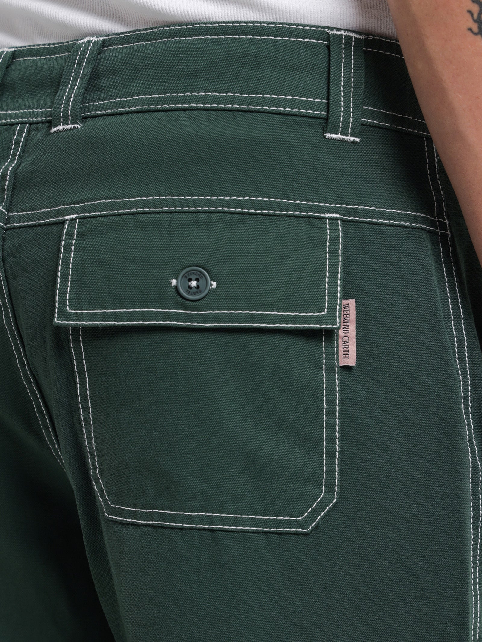 Syndicate Cargo Pants in Forest Green