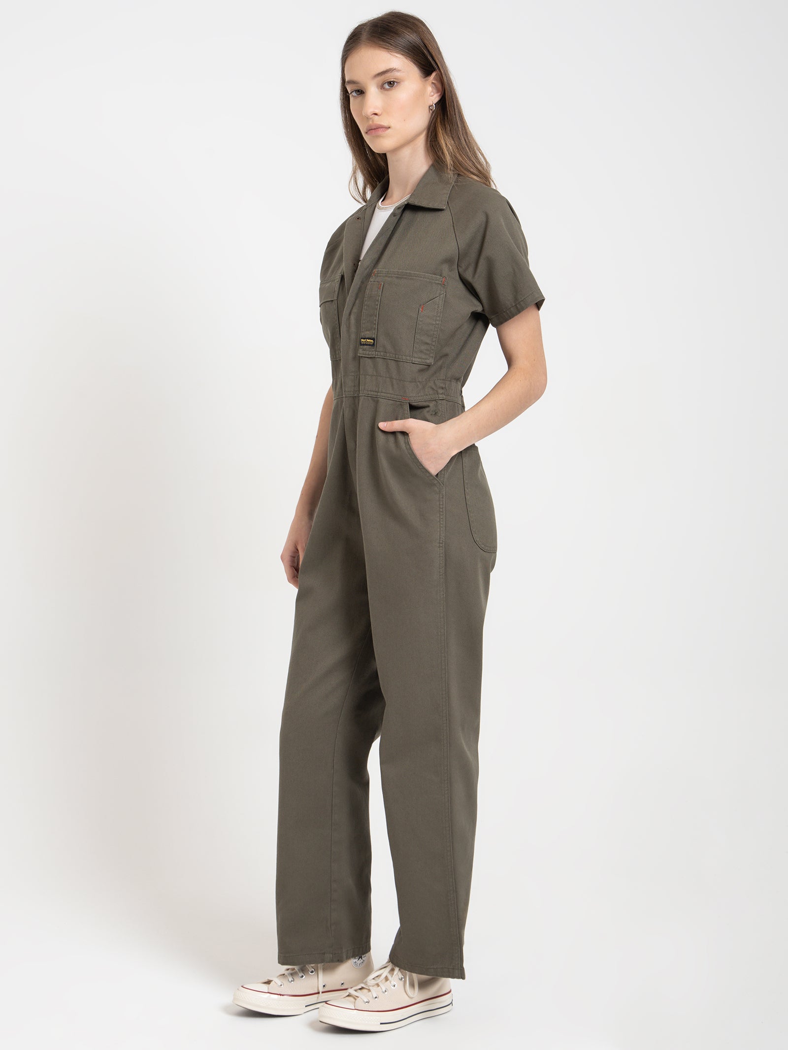 Hard Yakka Coveralls in Army Green