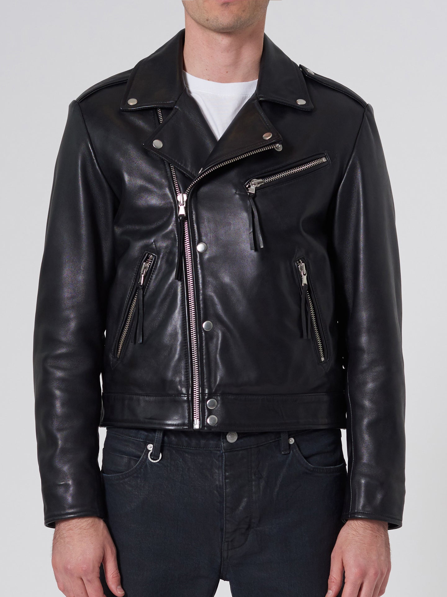 Johnny Leather Biker Jacket