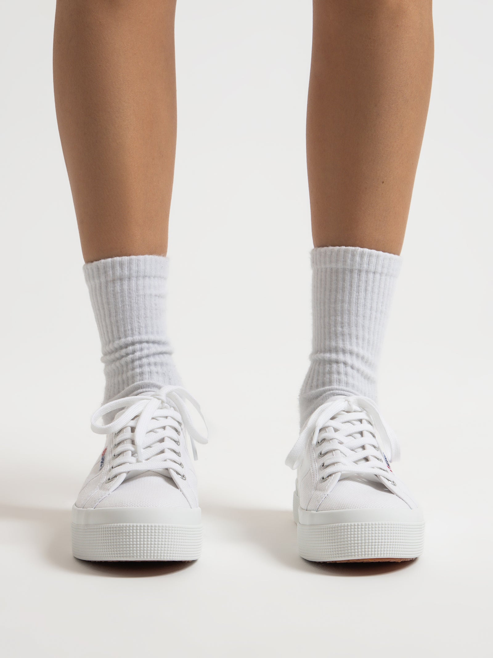 Womens 2740 Platform Sneakers in White