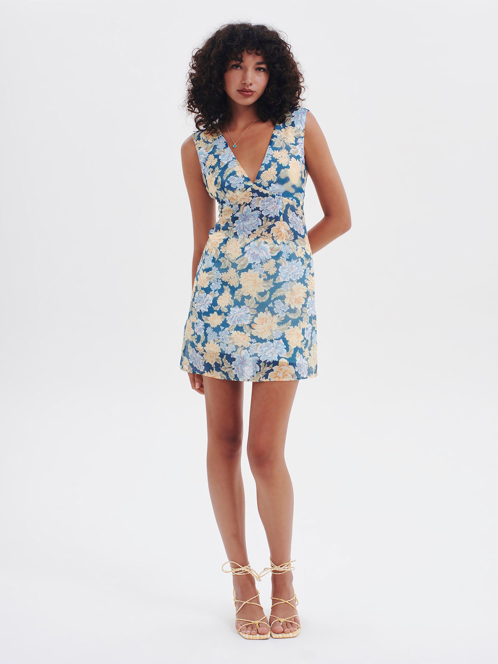 New Sky Mini Dress in Magnolia