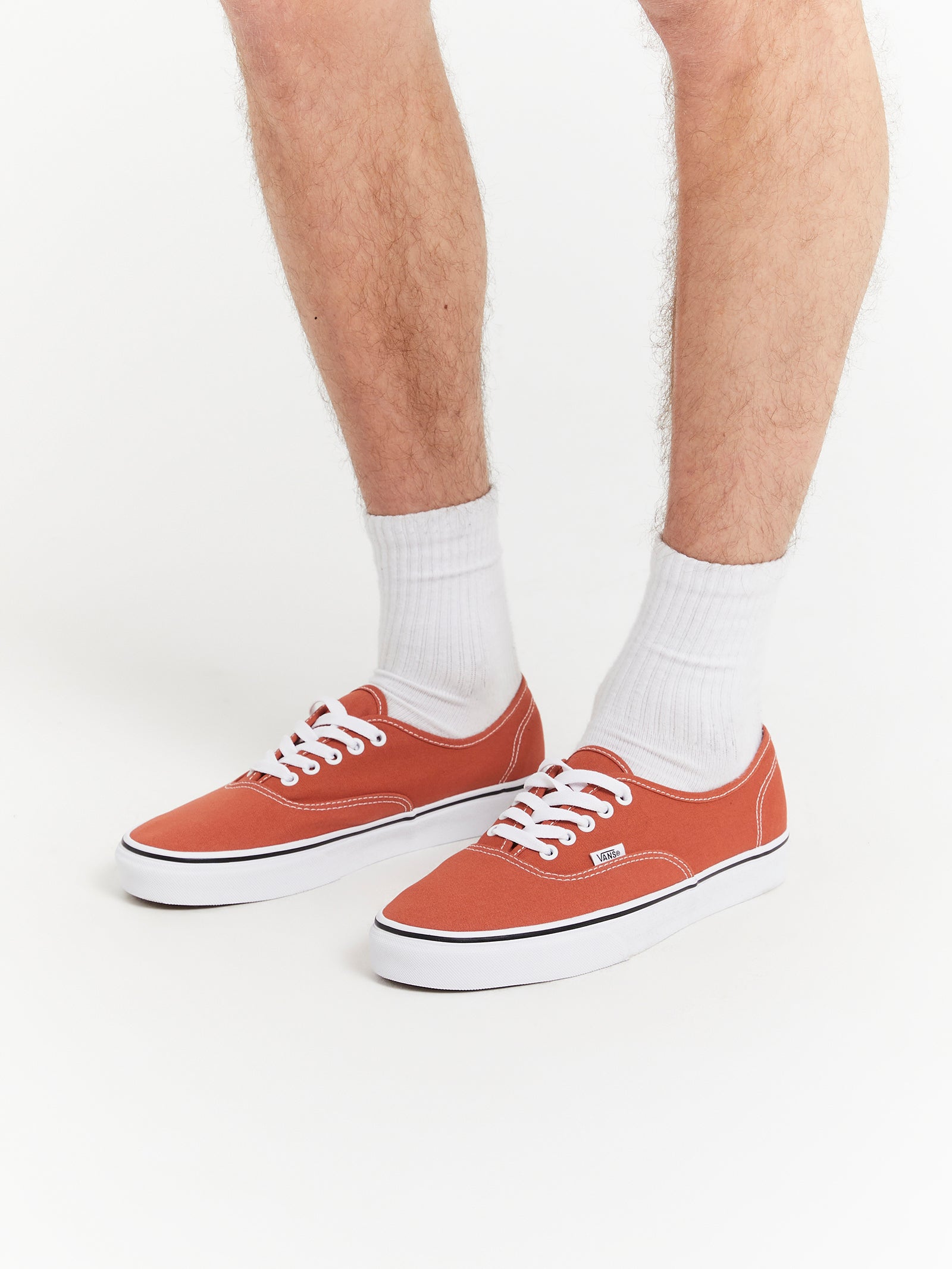 Unisex Authentic Color Theory Sneakers in Coral