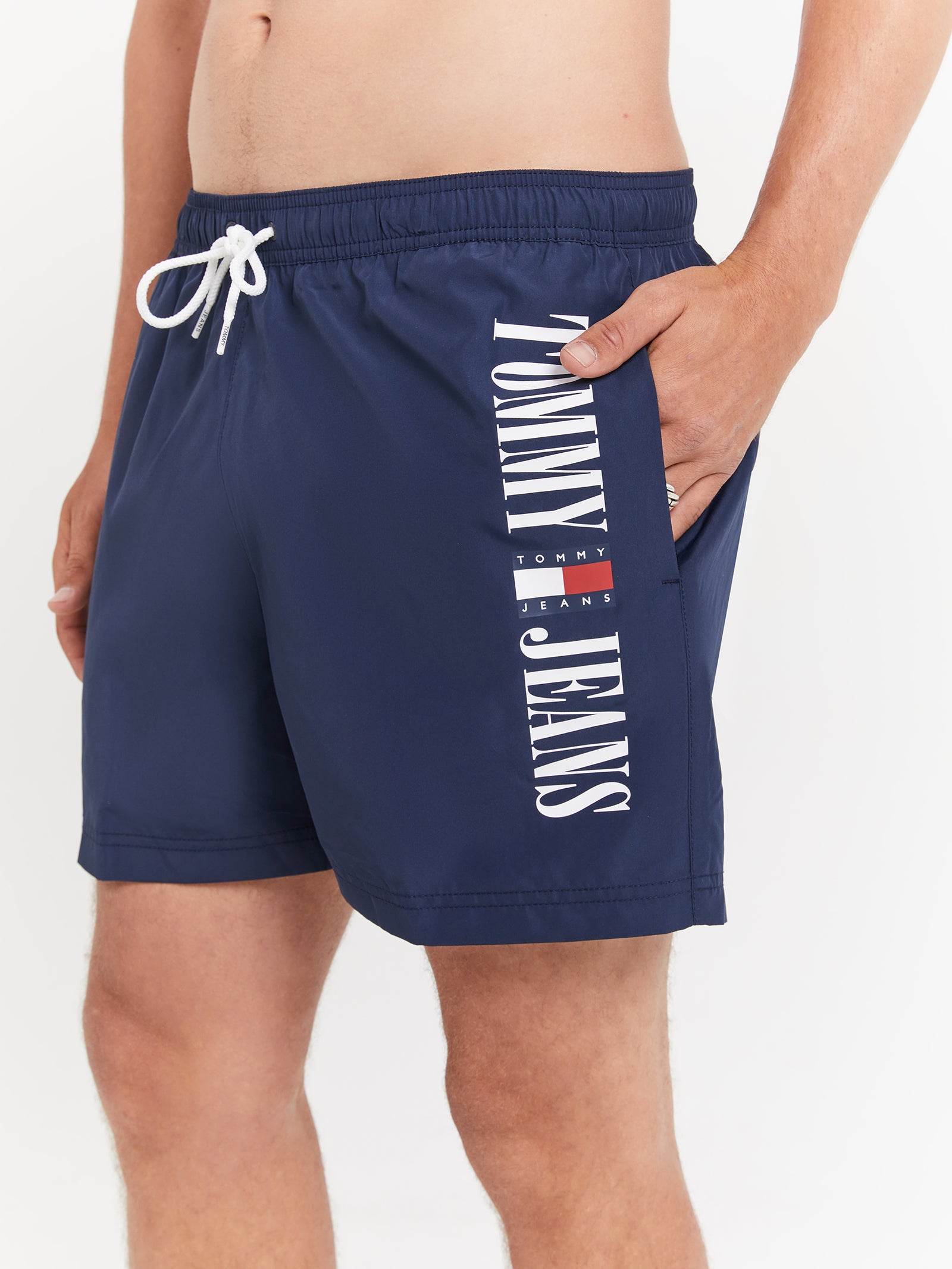 Archive Drawstring Mid Shorts in Twilight Navy