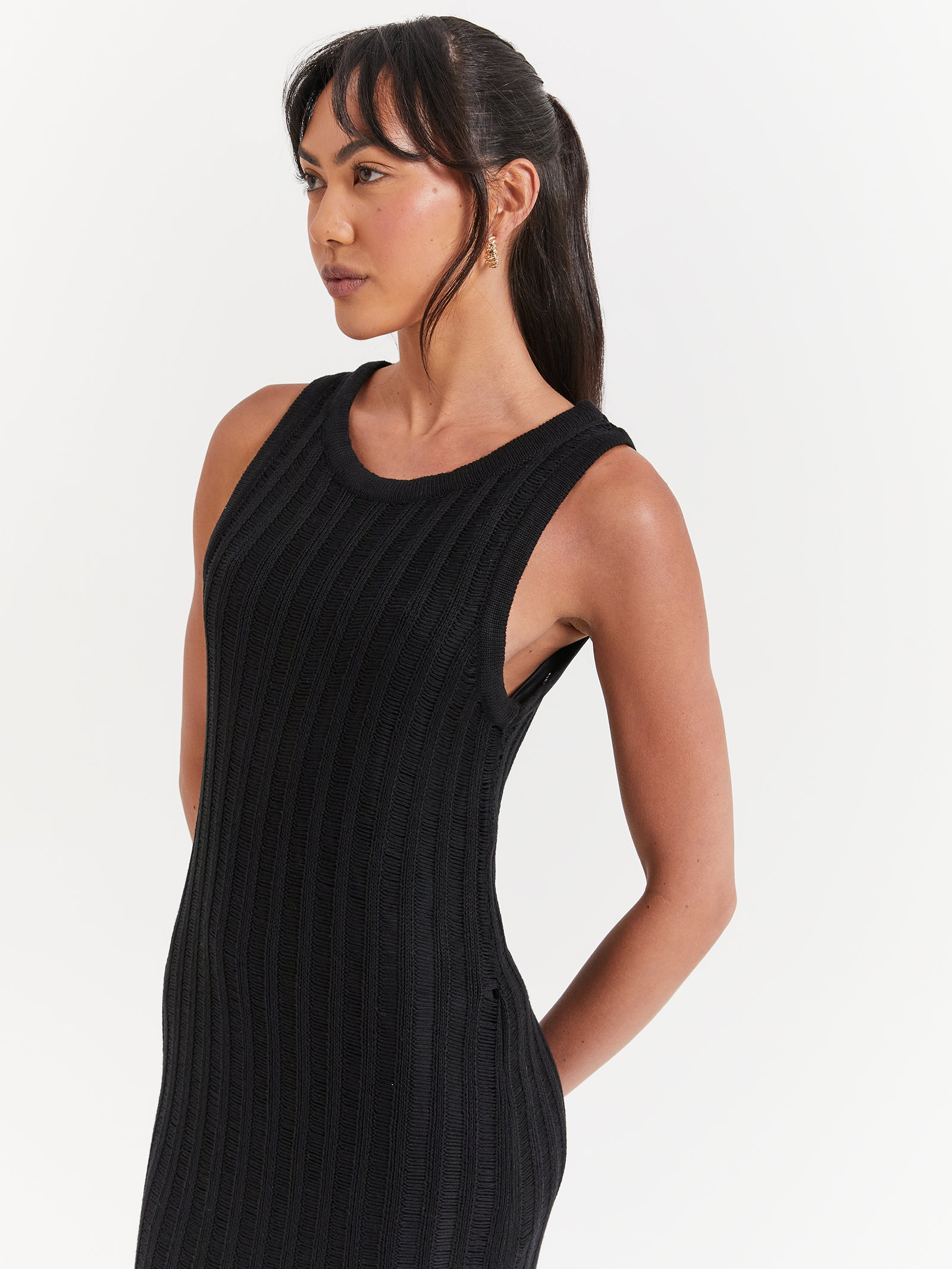 Montanna Midi Dress in Black