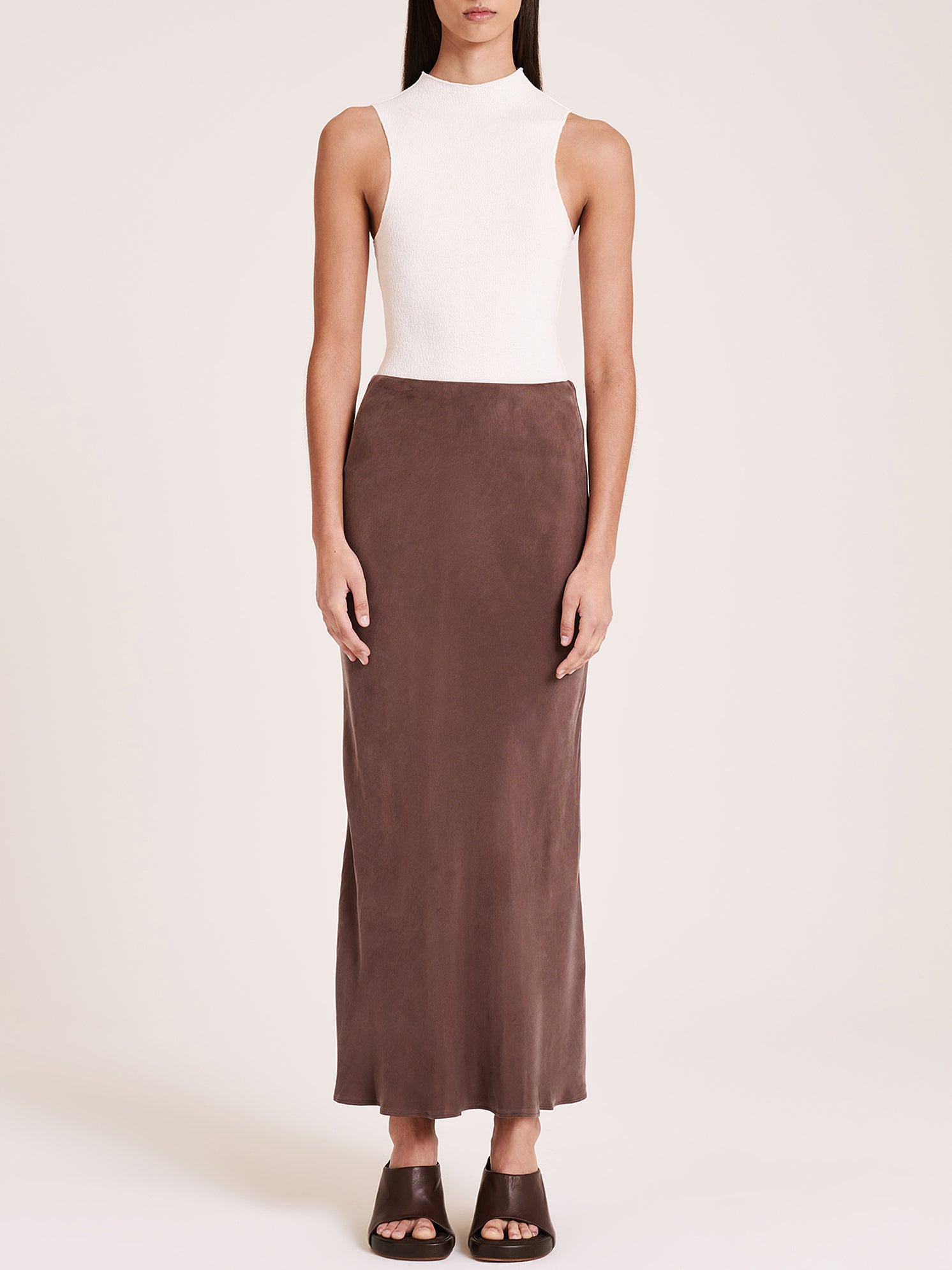 Ines Cupro Skirt in Chico