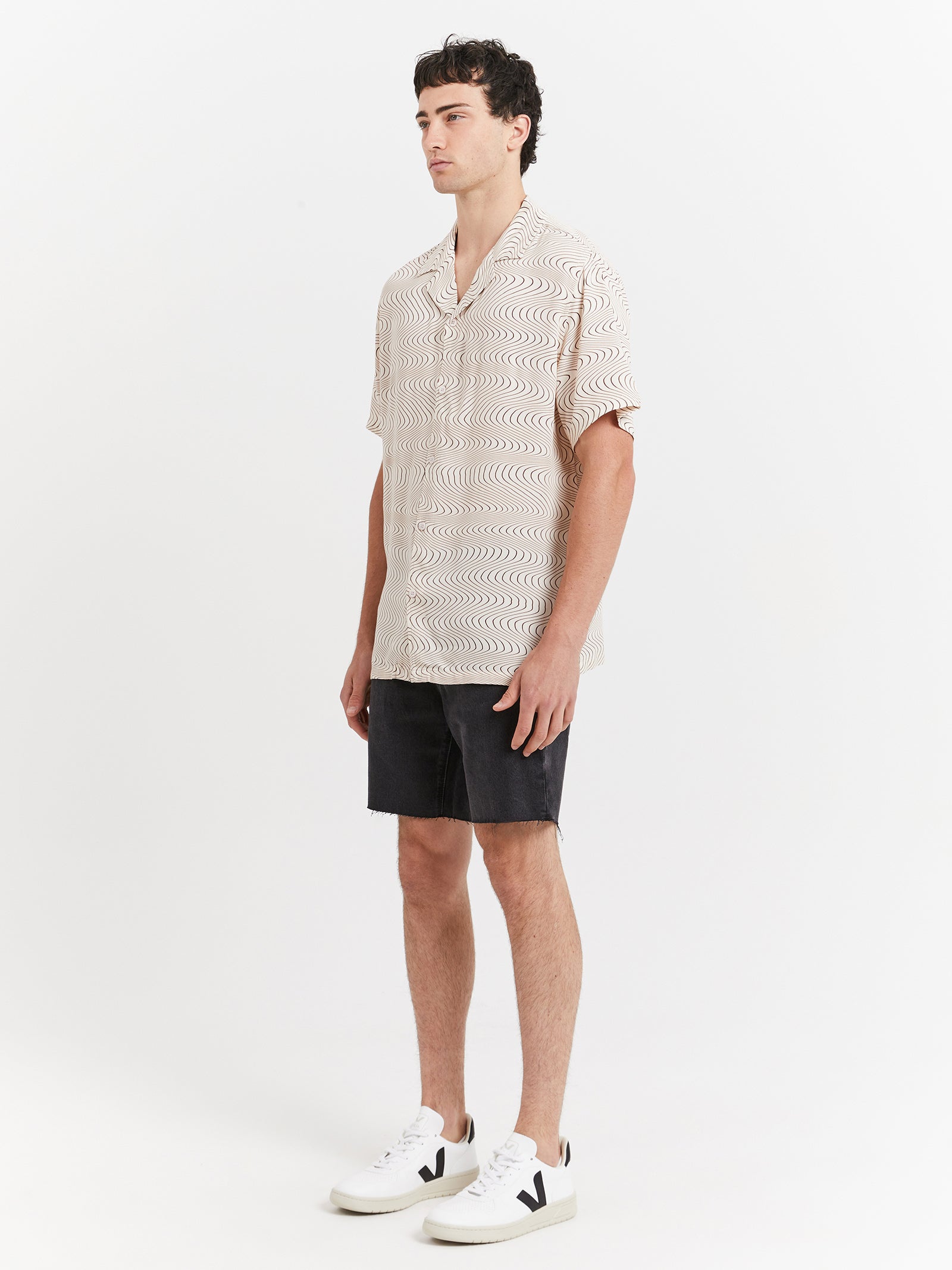 Wave Shirt in Bone