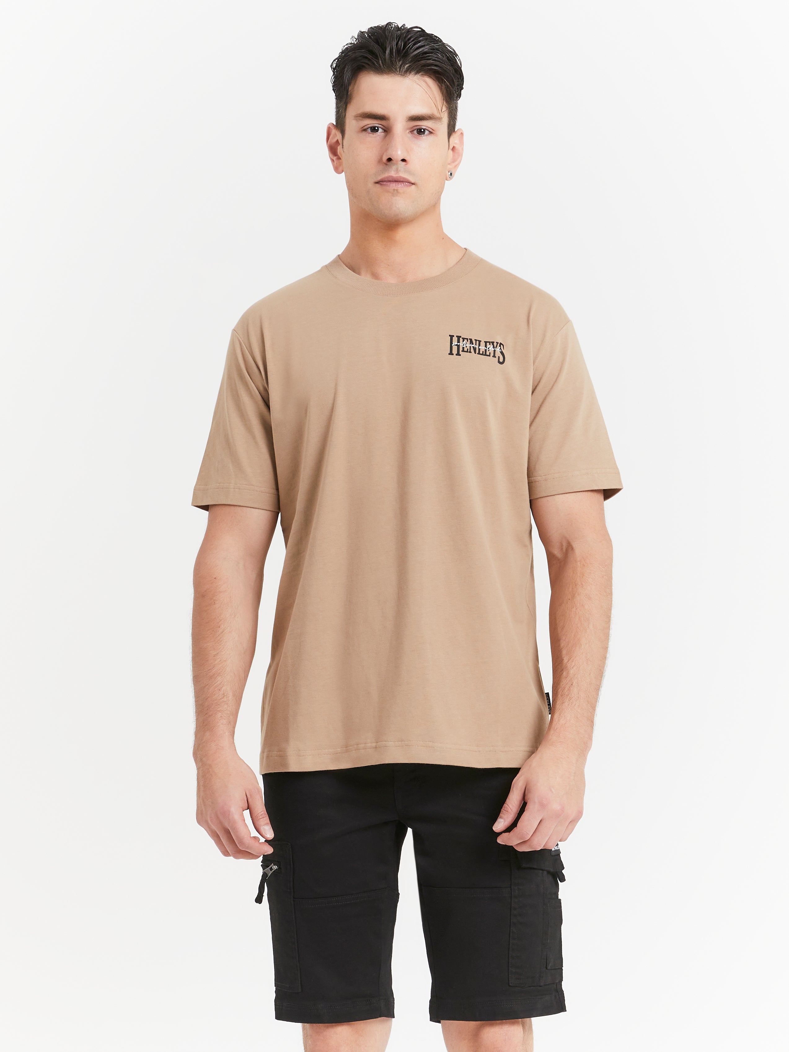 Panoramic T-Shirt in Desert Sand