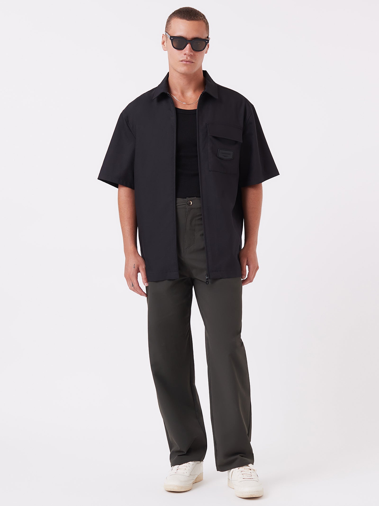 Boxy Short Sleeve Overshirt